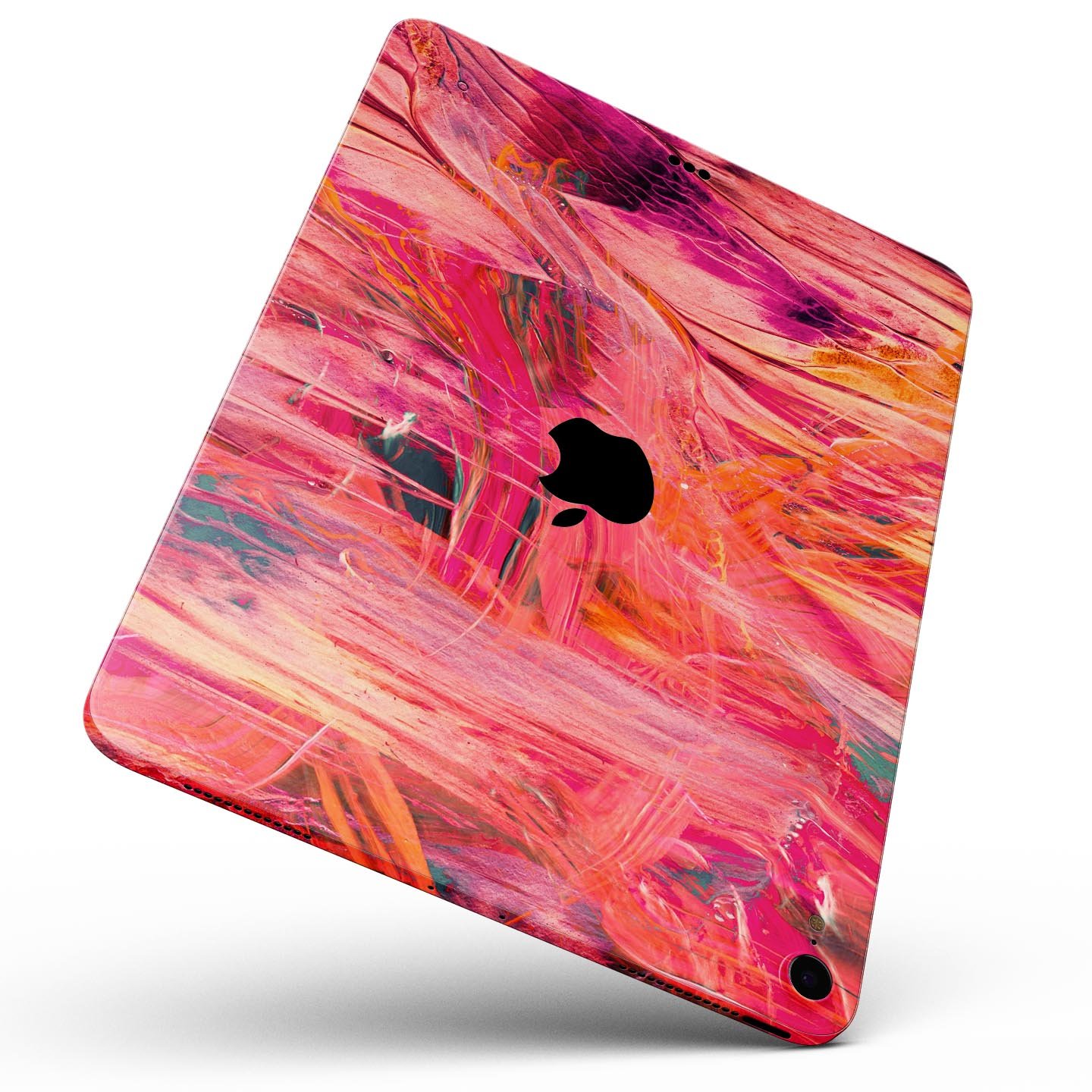 Liquid Abstract Paint Remix V61 skin decal for Apple devices, showcasing vibrant colors and a sleek design.
