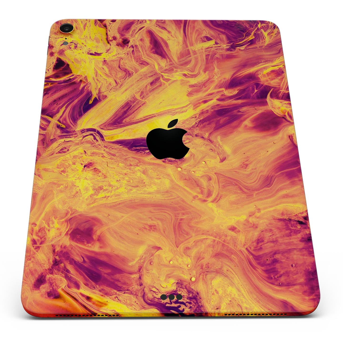 Liquid Abstract Paint Remix V62 skin decal for Apple devices, showcasing vibrant abstract design and premium 3M material.