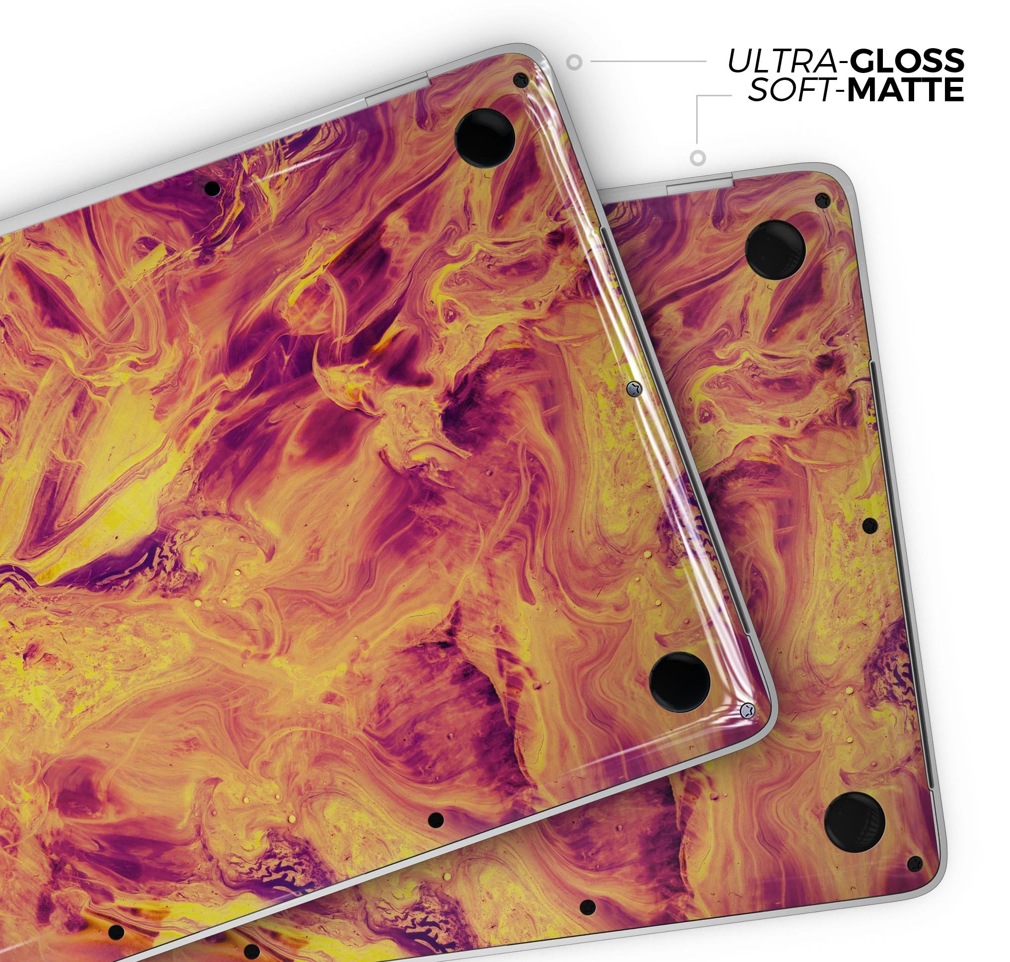 Liquid Abstract Paint Remix V62 skin decal wrap kit for MacBook, showcasing vibrant colors and a sleek design.