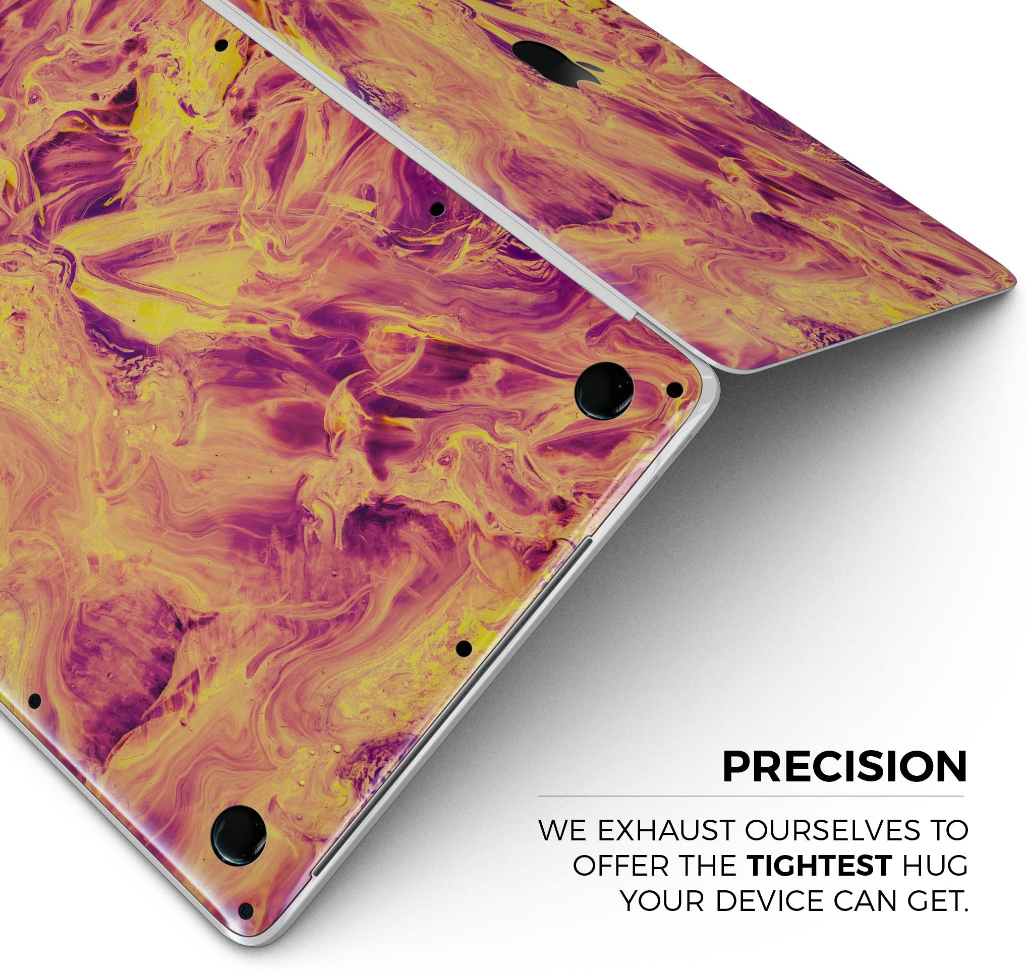 Liquid Abstract Paint Remix V62 skin decal wrap kit for MacBook, showcasing vibrant colors and a sleek design.