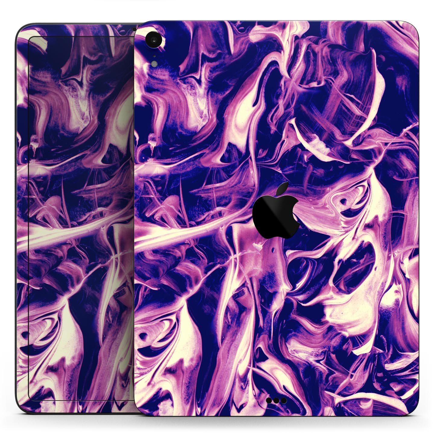 Liquid Abstract Paint Remix V63 full body skin decal for Apple devices, showcasing vibrant abstract design and premium 3M material.