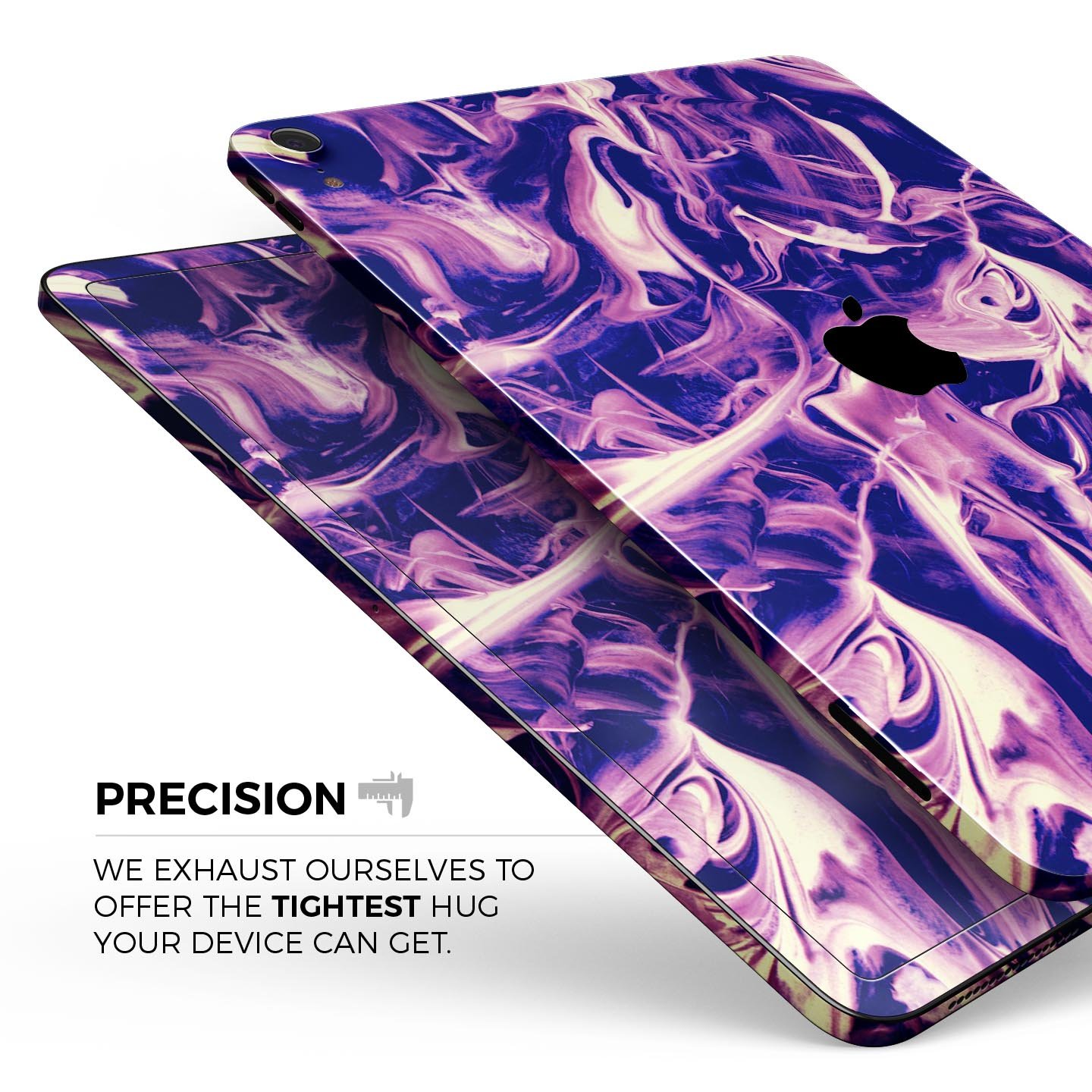Liquid Abstract Paint Remix V63 full body skin decal for Apple devices, showcasing vibrant abstract design and premium 3M material.