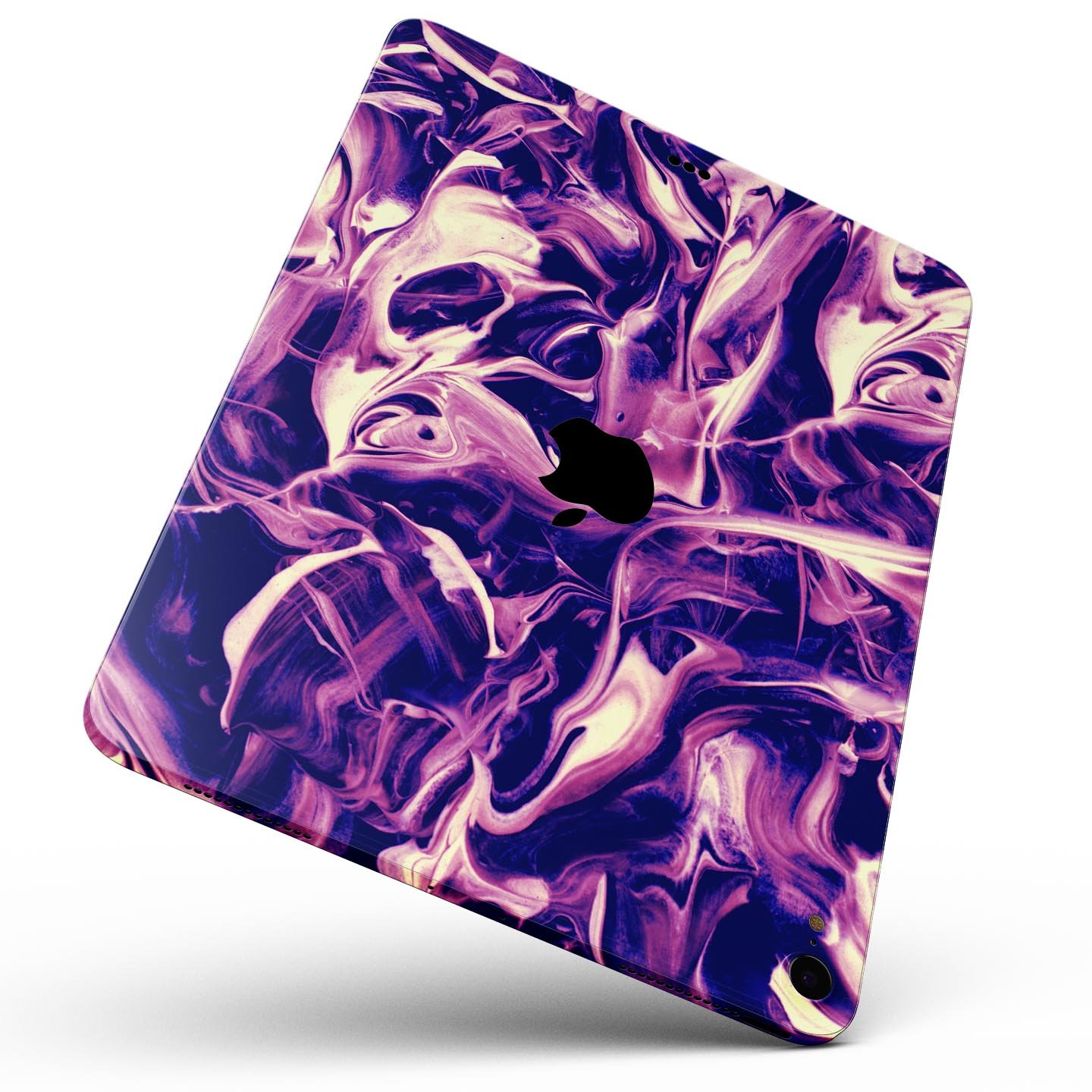 Liquid Abstract Paint Remix V63 full body skin decal for Apple devices, showcasing vibrant abstract design and premium 3M material.