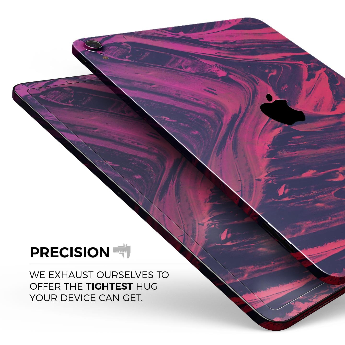 Liquid Abstract Paint Remix V67 full body skin decal for Apple devices, showcasing vibrant colors and a sleek design.
