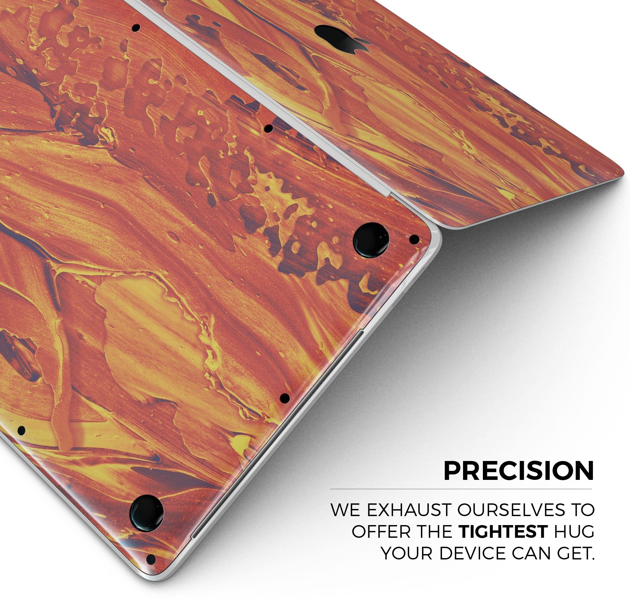 Liquid Abstract Paint Remix V75 skin decal wrap kit for MacBook, showcasing vibrant colors and a sleek design.