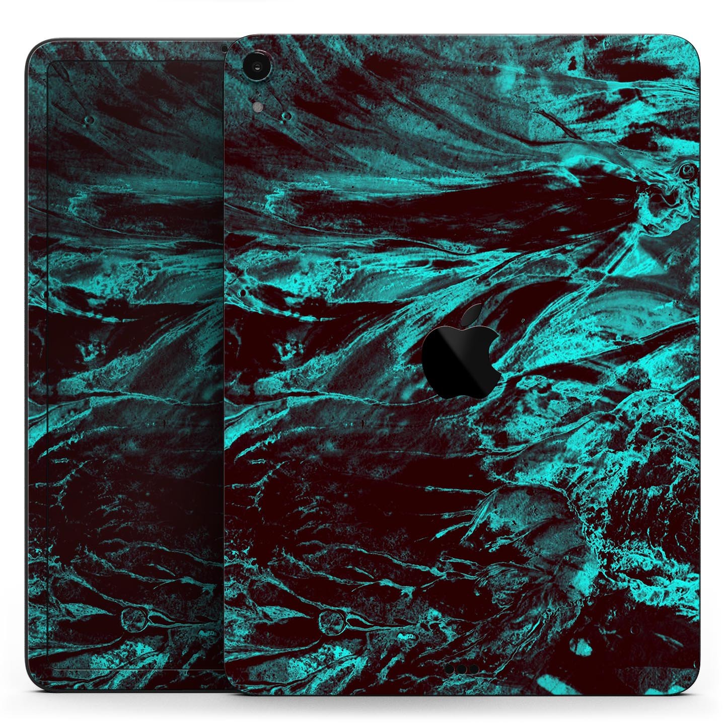 Liquid Abstract Paint Remix V85 full body skin decal for Apple devices, showcasing vibrant abstract design and premium 3M material.