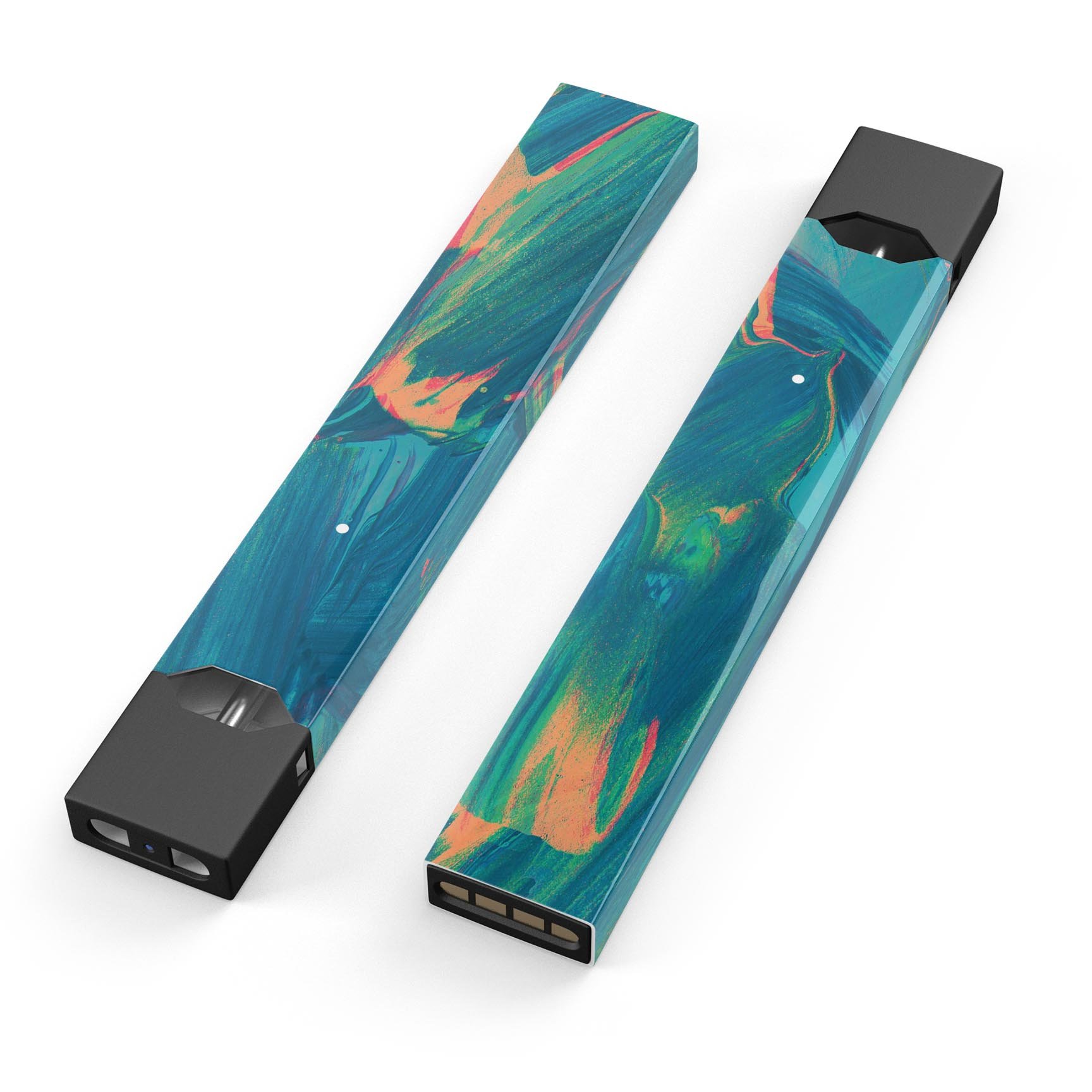 Liquid Abstract Paint Remix V89 skin wrap for JUUL device, showcasing vibrant abstract design and premium quality.