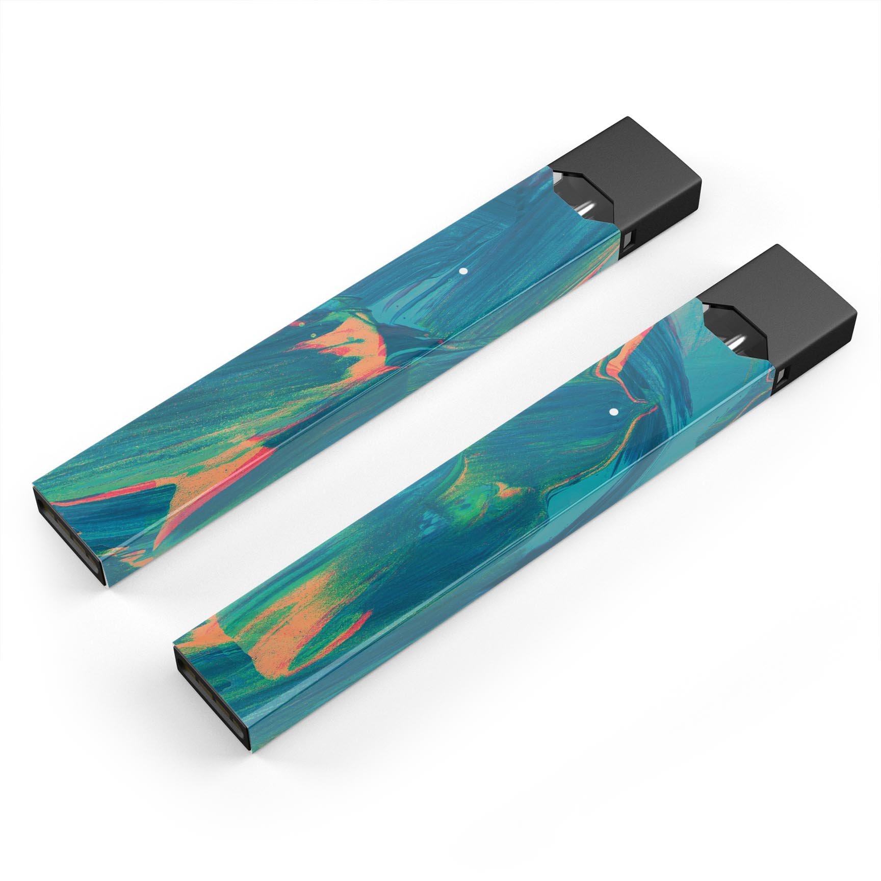 Liquid Abstract Paint Remix V89 skin wrap for JUUL device, showcasing vibrant abstract design and premium quality.