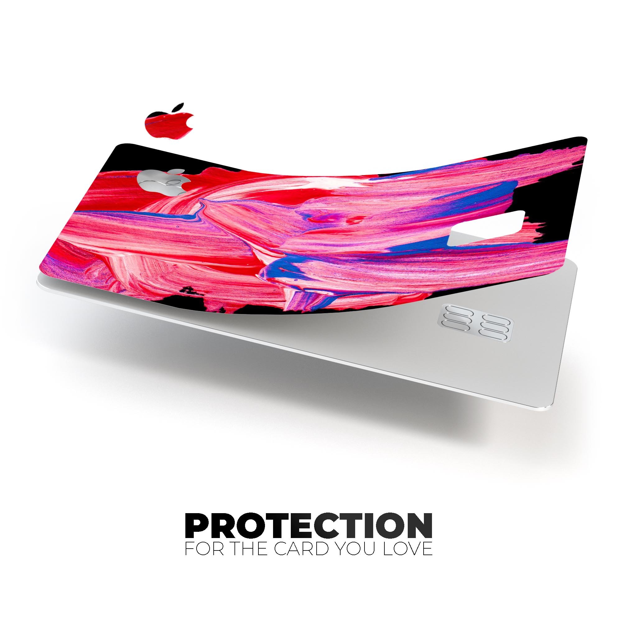 Liquid Abstract Paint V10 skin for Apple Card, showcasing premium vinyl design with ultra-gloss finish.