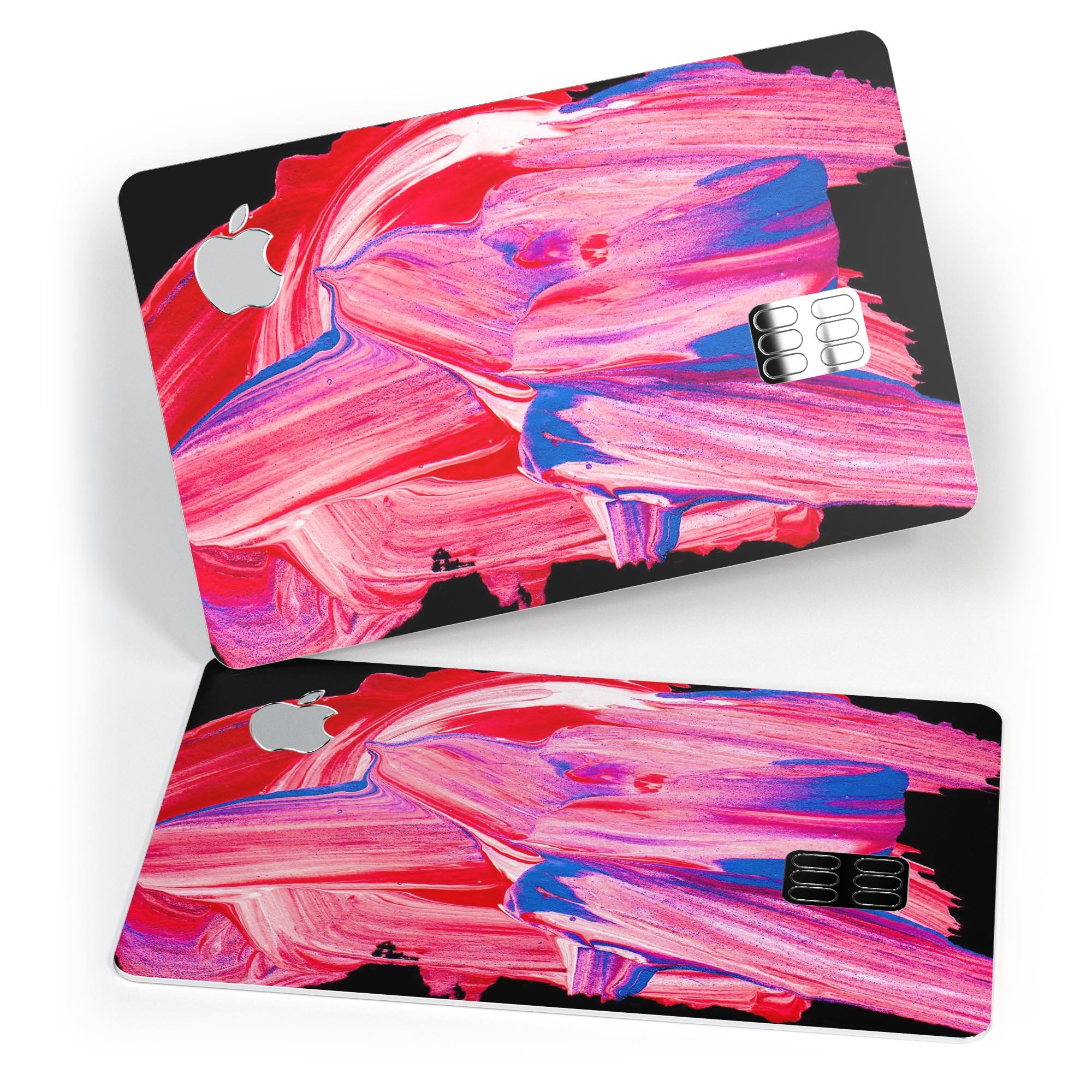 Liquid Abstract Paint V10 skin for Apple Card, showcasing premium vinyl design with ultra-gloss finish.