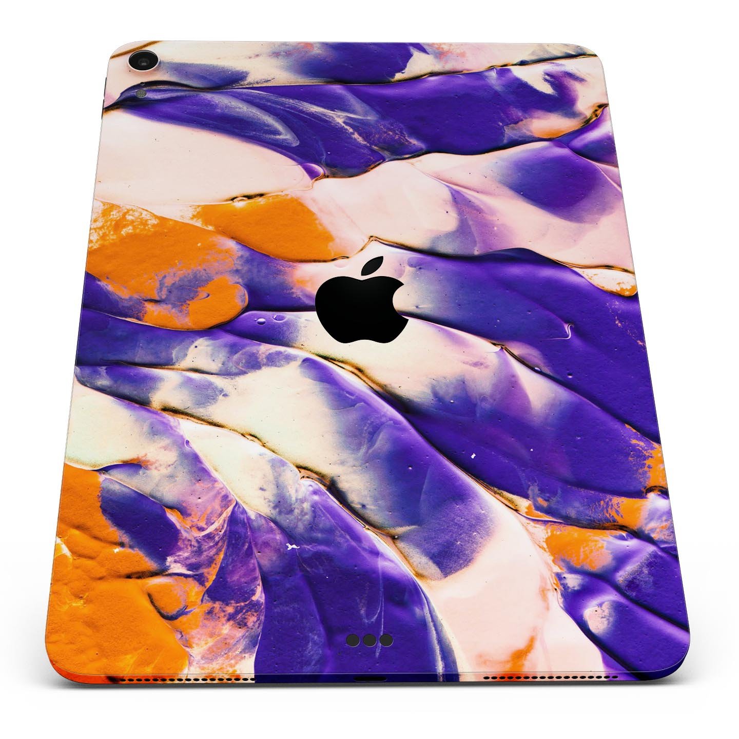 Liquid Abstract Paint V13 skin decal for Apple iPad, showcasing vibrant abstract design and premium 3M material.
