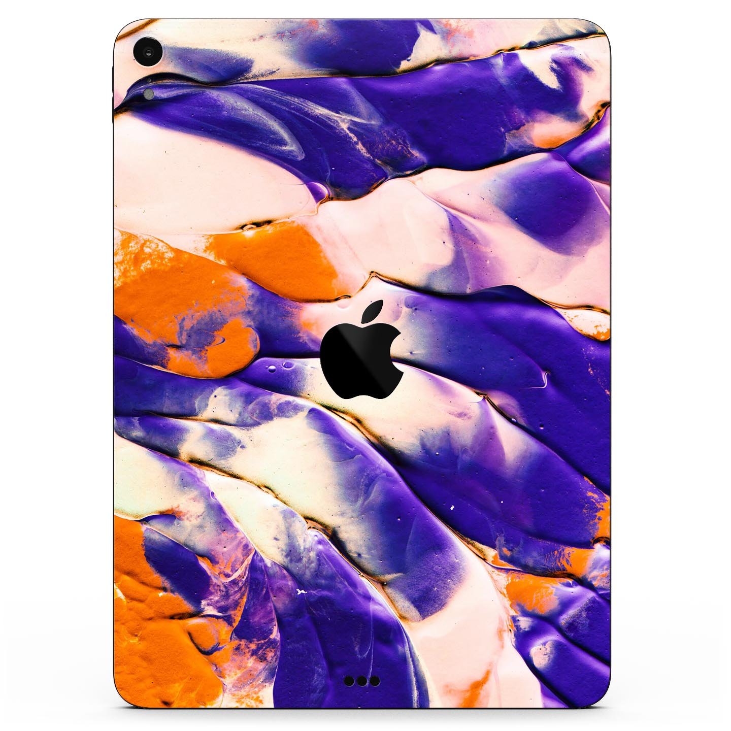 Liquid Abstract Paint V13 skin decal for Apple iPad, showcasing vibrant abstract design and premium 3M material.