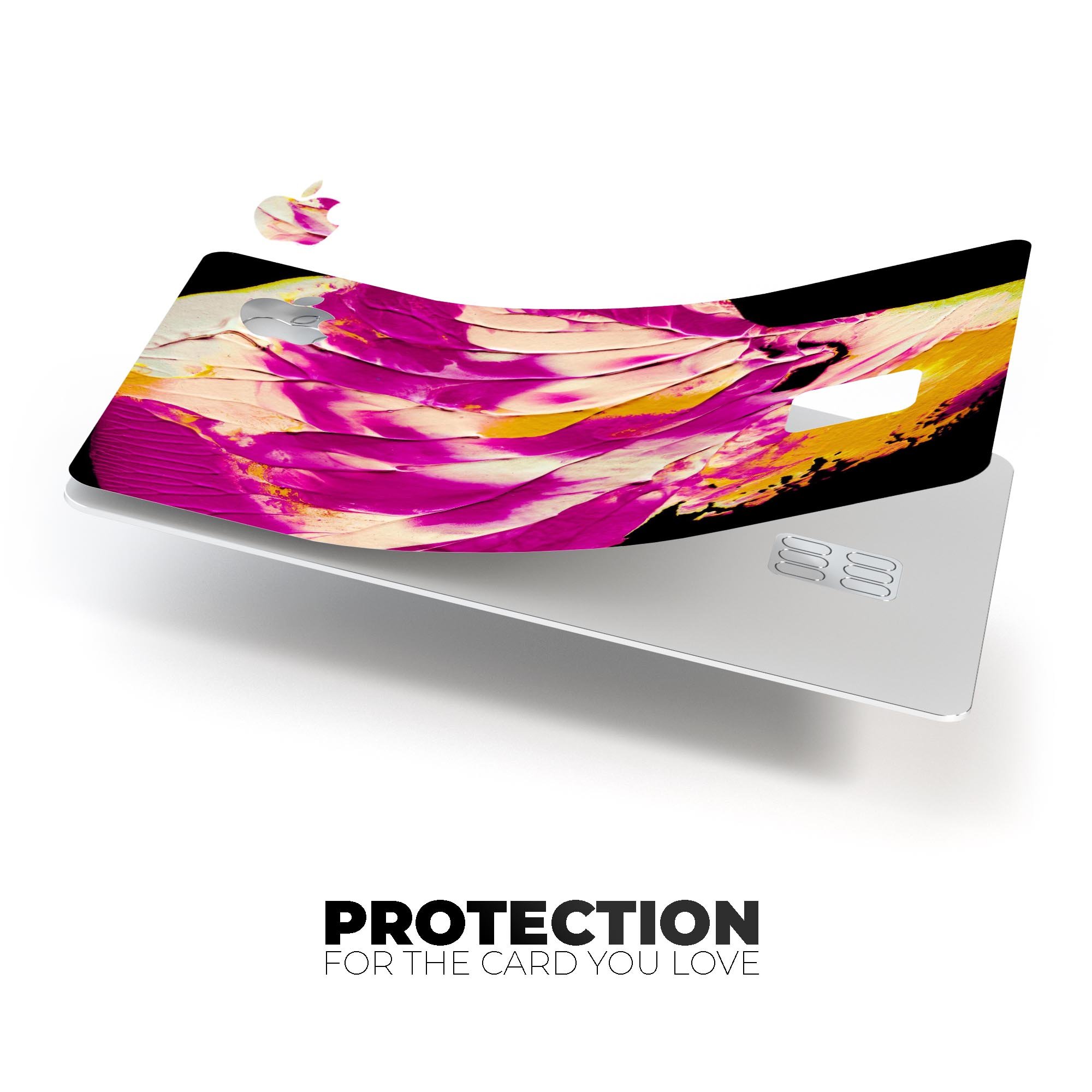 Liquid Abstract Paint V15 skin kit for Apple Card, showcasing premium vinyl design and finishes.