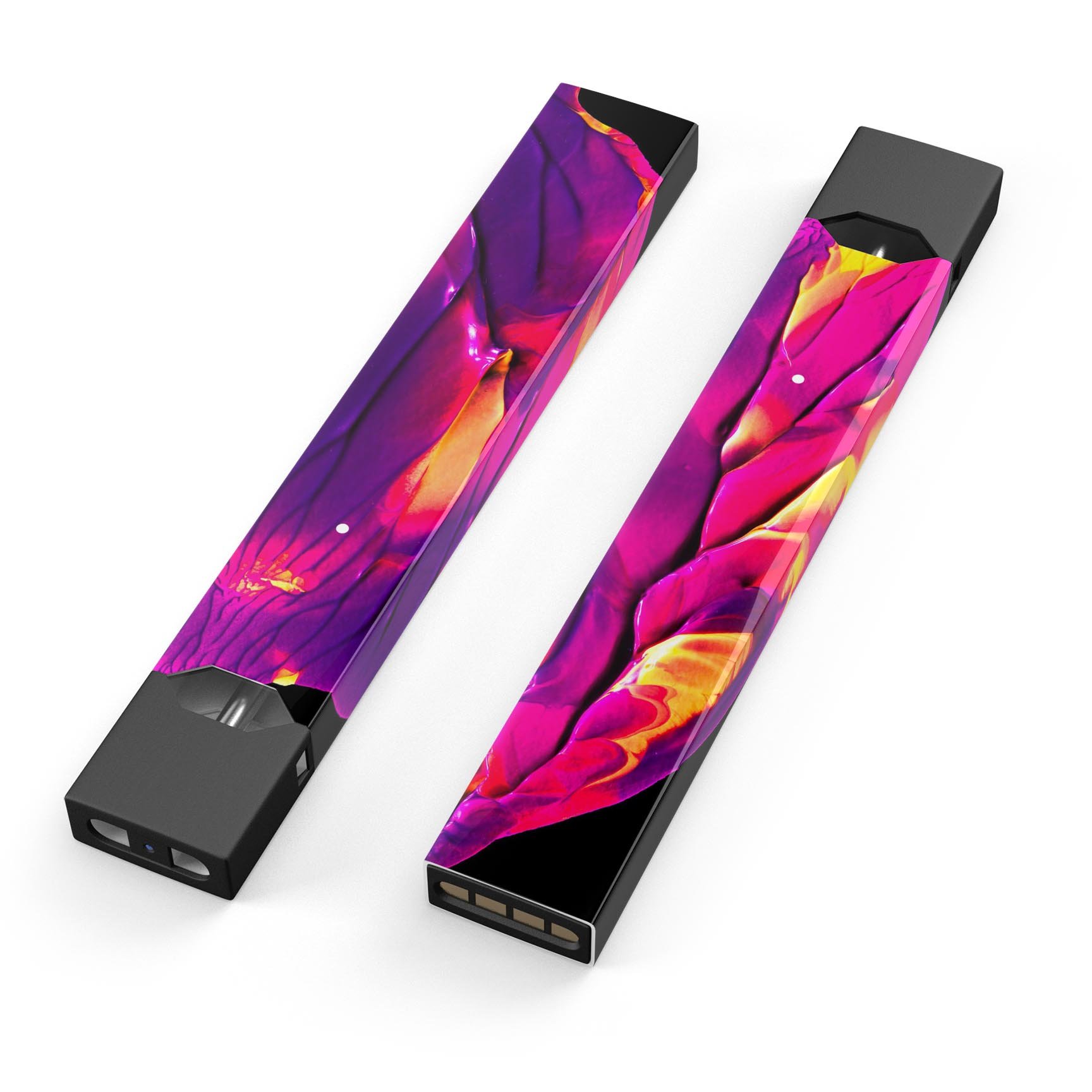 Liquid Abstract Paint V17 skin-wrap sticker for JUUL device, featuring vibrant abstract design and protective lamination.