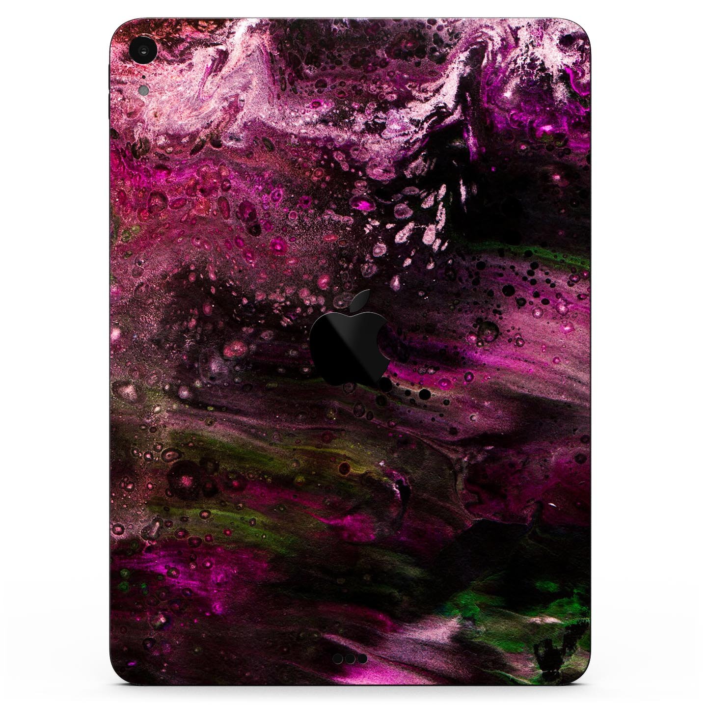 Liquid Abstract Paint V23 skin decal for Apple iPad, showcasing vibrant abstract design and ultra-thin protection.