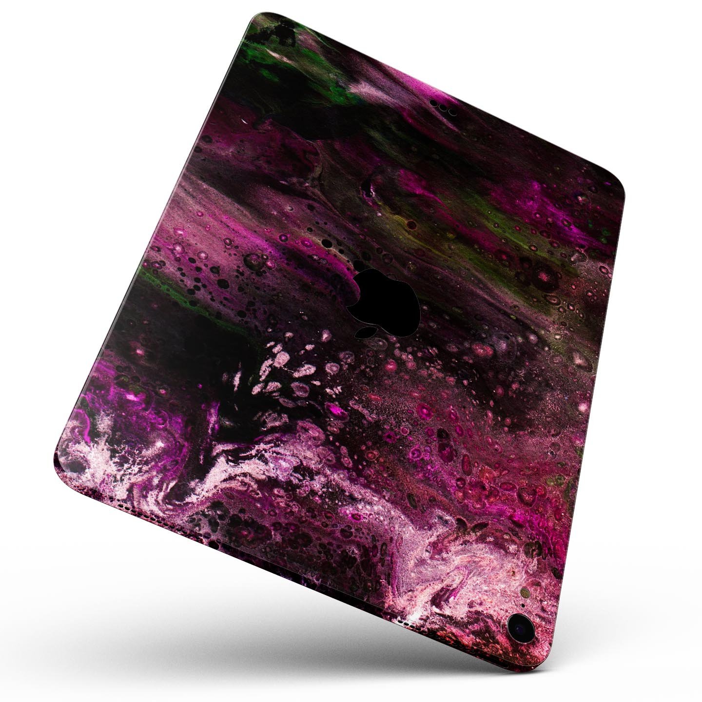 Liquid Abstract Paint V23 skin decal for Apple iPad, showcasing vibrant abstract design and ultra-thin protection.