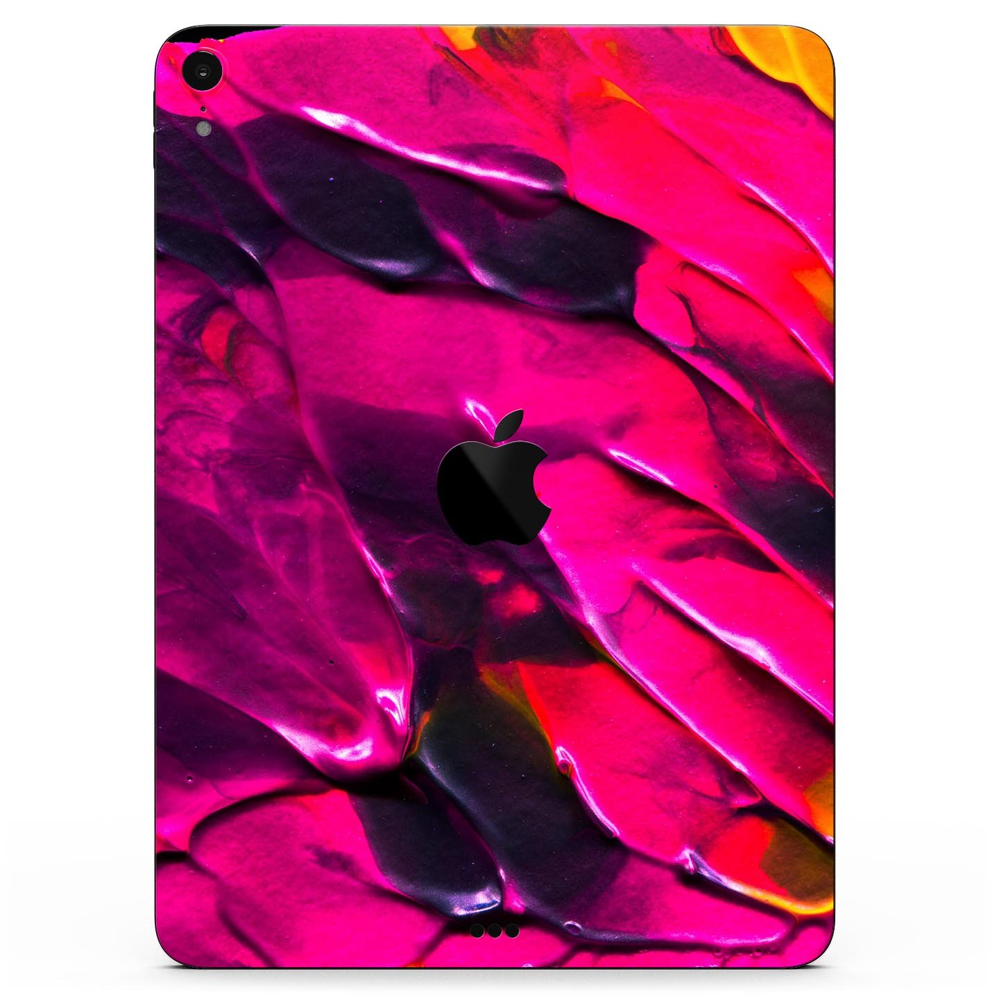 Liquid Abstract Paint V29 skin decal for Apple iPad, showcasing vibrant colors and a sleek design.