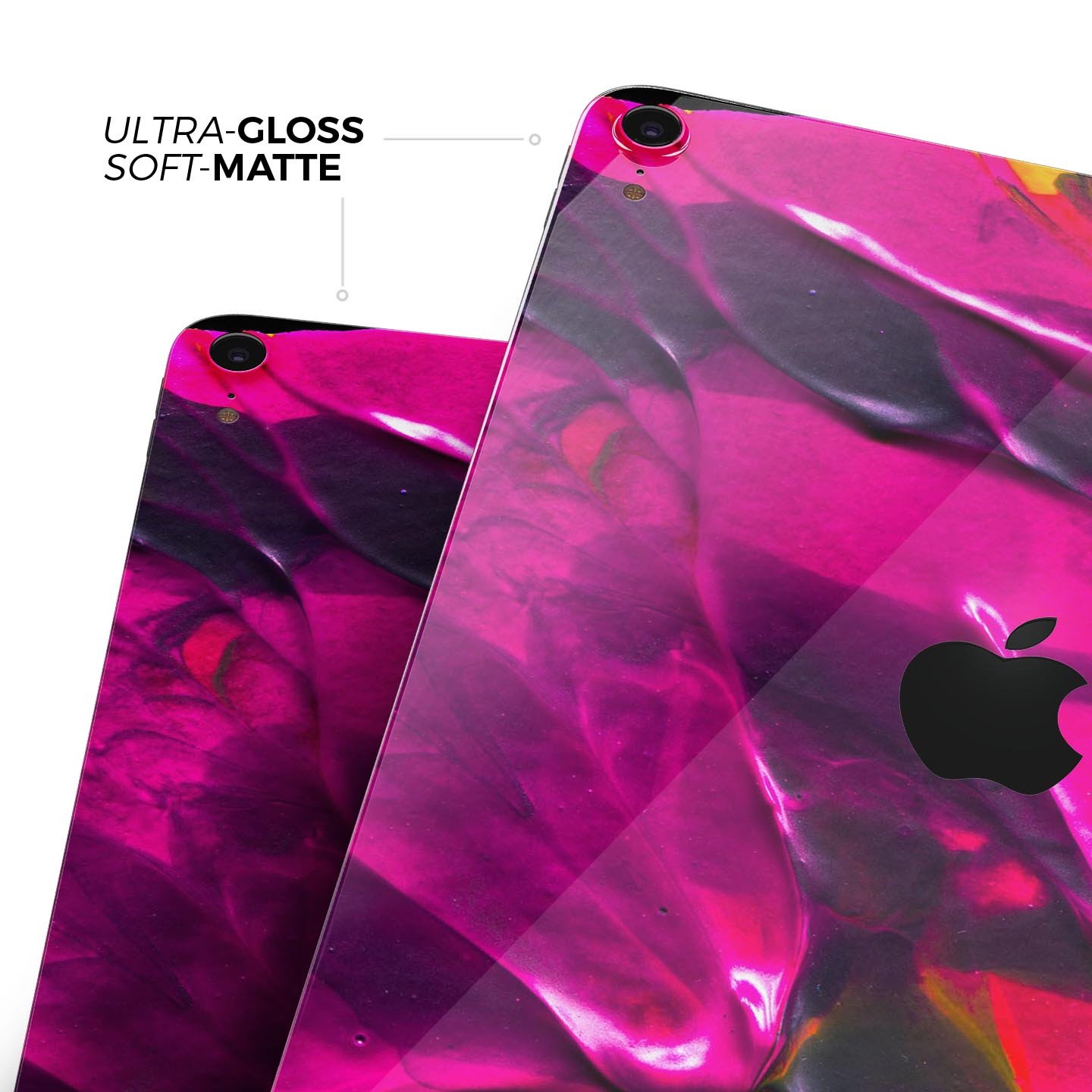 Liquid Abstract Paint V29 skin decal for Apple iPad, showcasing vibrant colors and a sleek design.