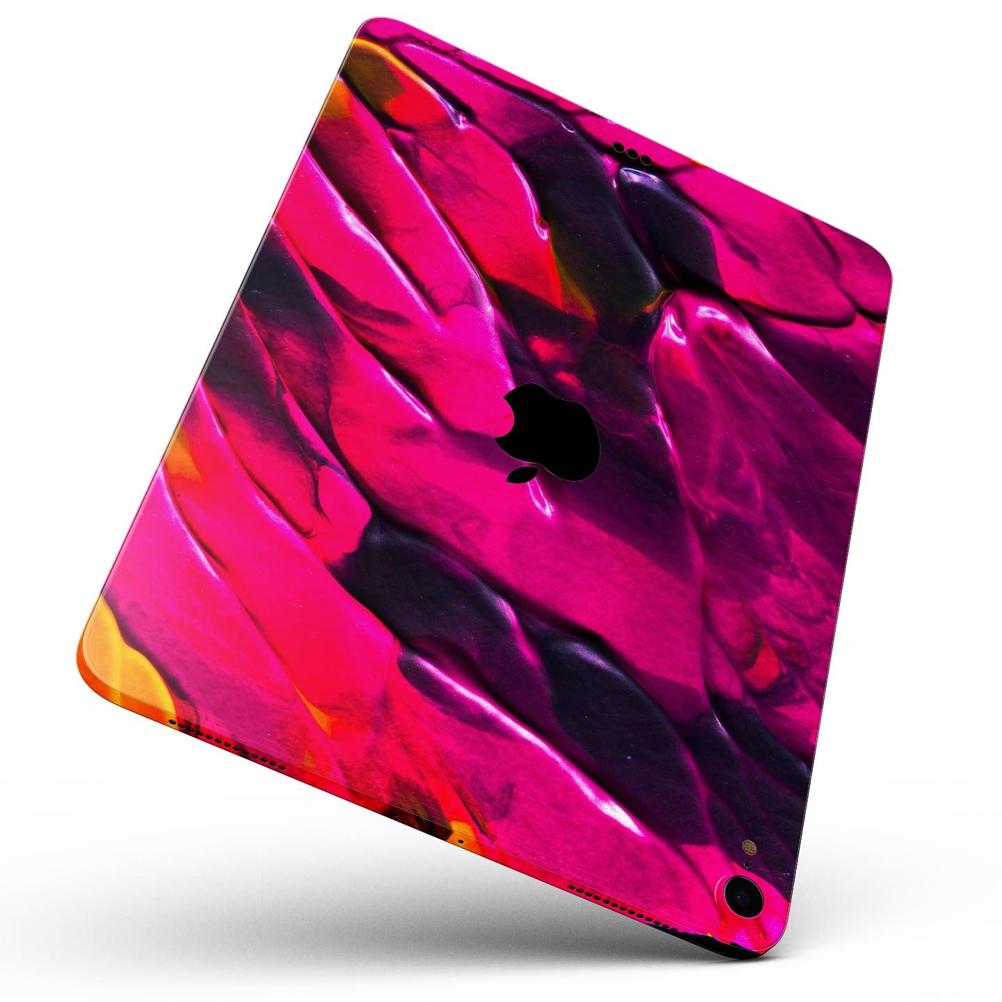 Liquid Abstract Paint V29 skin decal for Apple iPad, showcasing vibrant colors and a sleek design.
