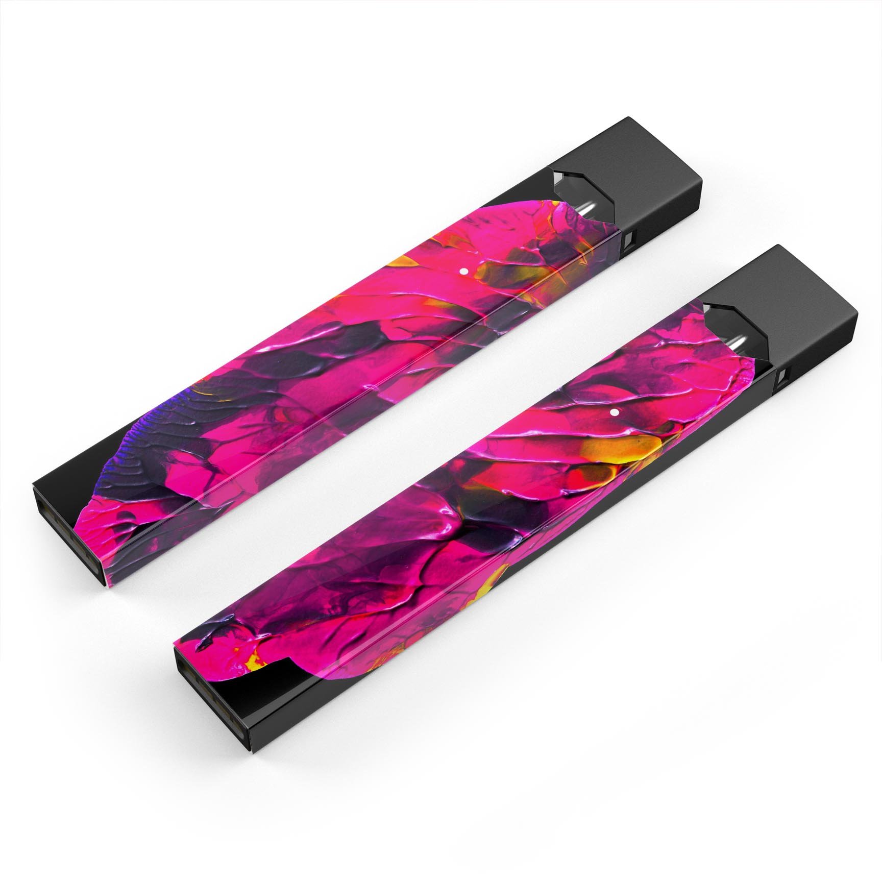 Liquid Abstract Paint V29 skin-wrap sticker designed for JUUL vaping device, showcasing vibrant abstract design and premium quality.