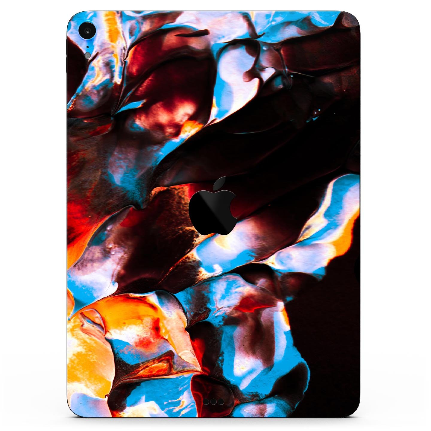 Liquid Abstract Paint V34 skin decal for Apple iPad, showcasing vibrant abstract design and premium 3M material.