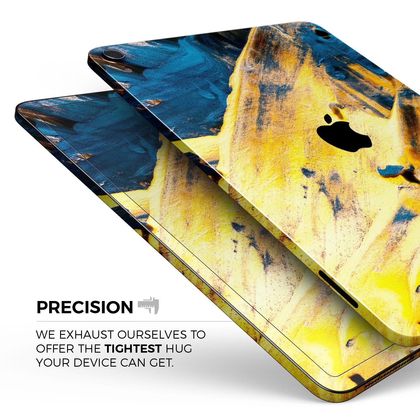 Liquid Abstract Paint V43 skin decal for Apple iPad, showcasing vibrant abstract design and premium 3M material.