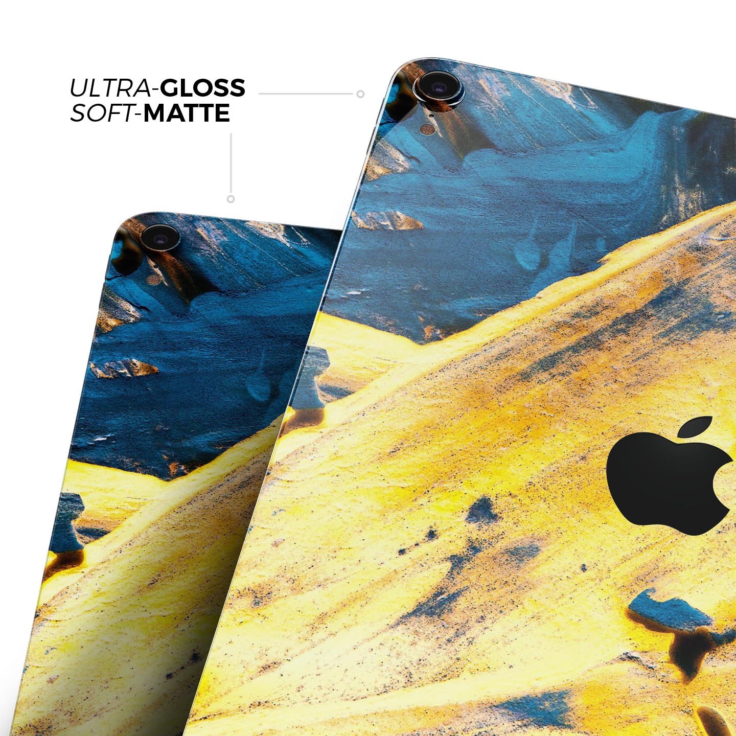 Liquid Abstract Paint V43 skin decal for Apple iPad, showcasing vibrant abstract design and premium 3M material.