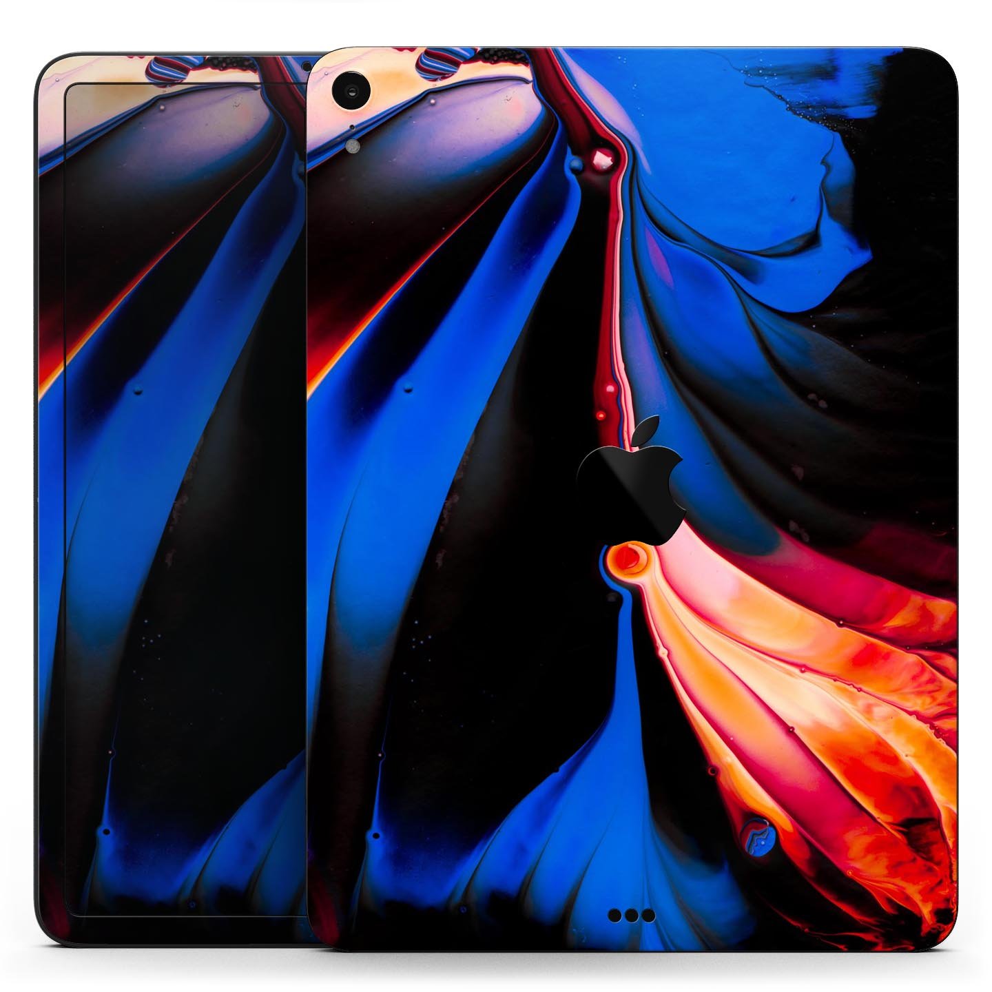 Liquid Abstract Paint V51 skin decal for Apple iPad, showcasing vibrant abstract design and premium 3M material.