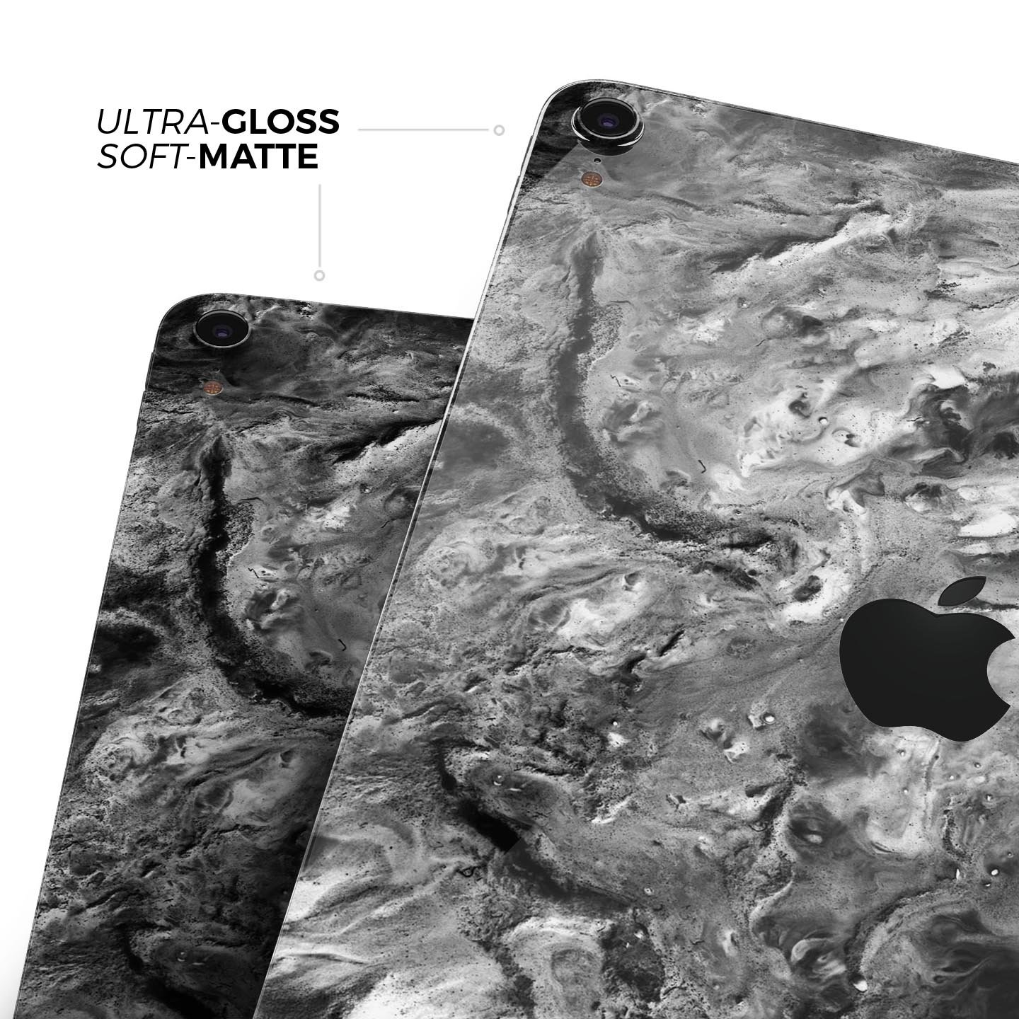 Liquid Abstract Paint V52 skin decal for Apple iPad, showcasing vibrant colors and premium 3M material.