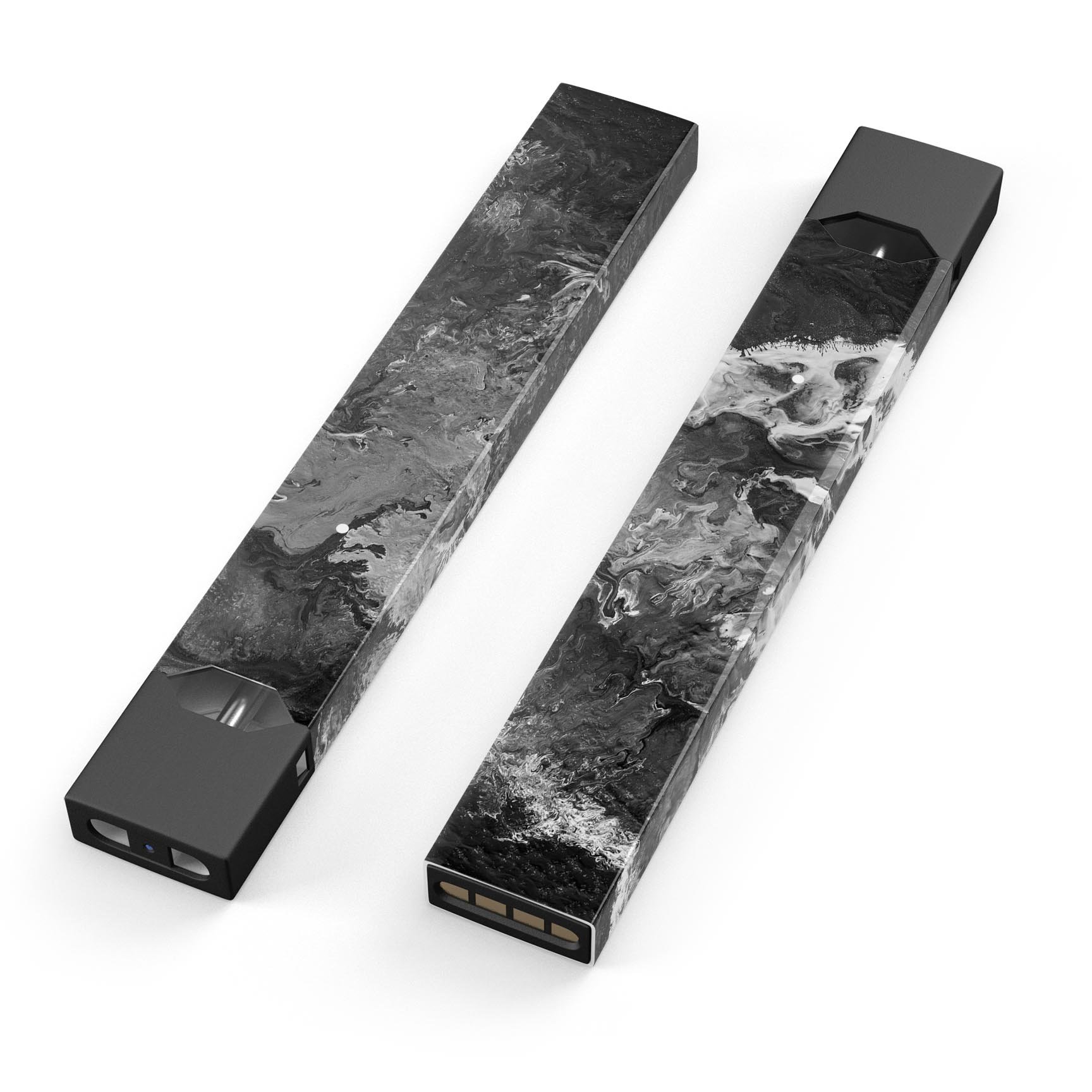 Liquid Abstract Paint V56 skin-wrap sticker designed for JUUL vaping device, showcasing vibrant colors and precise cut.