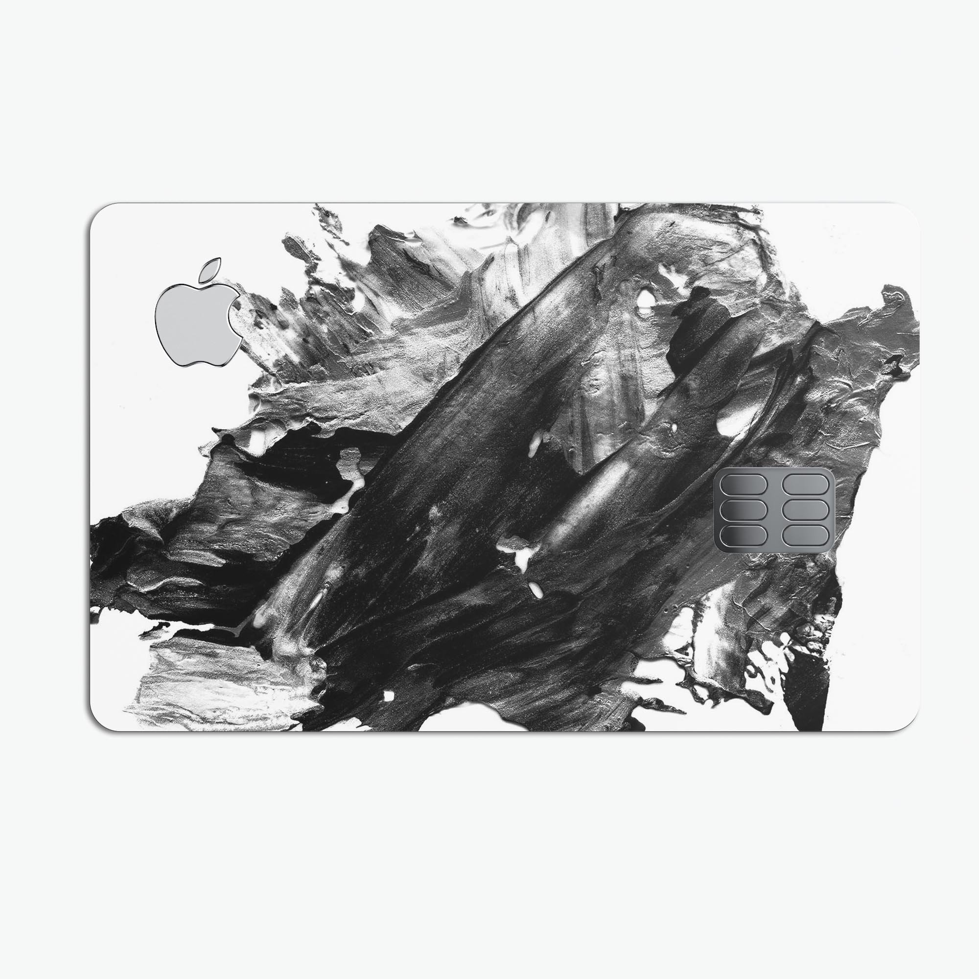 Liquid Abstract Paint V59 skin kit for Apple Card, showcasing premium vinyl design and finishes.