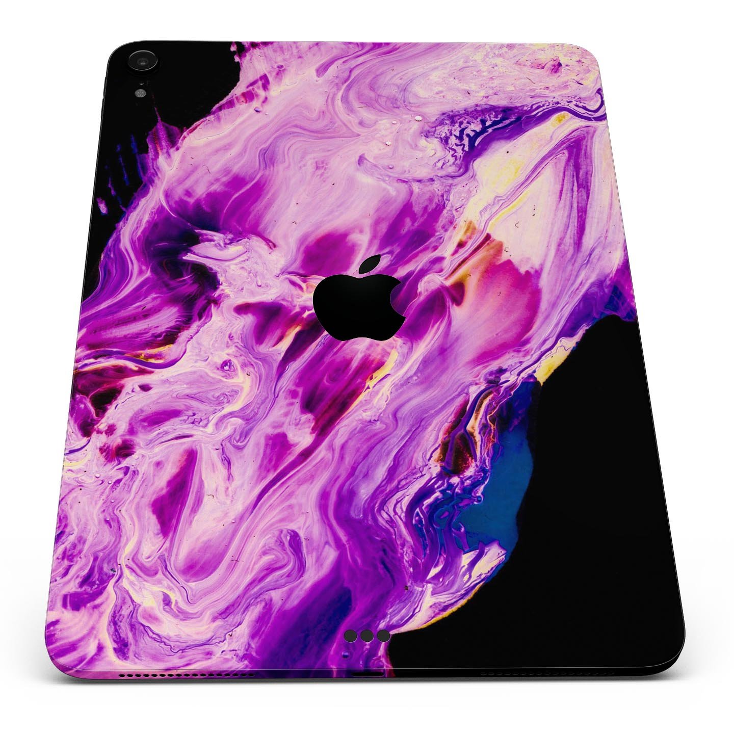 Liquid Abstract Paint V76 skin decal for Apple iPad, showcasing vibrant abstract design and premium 3M material.