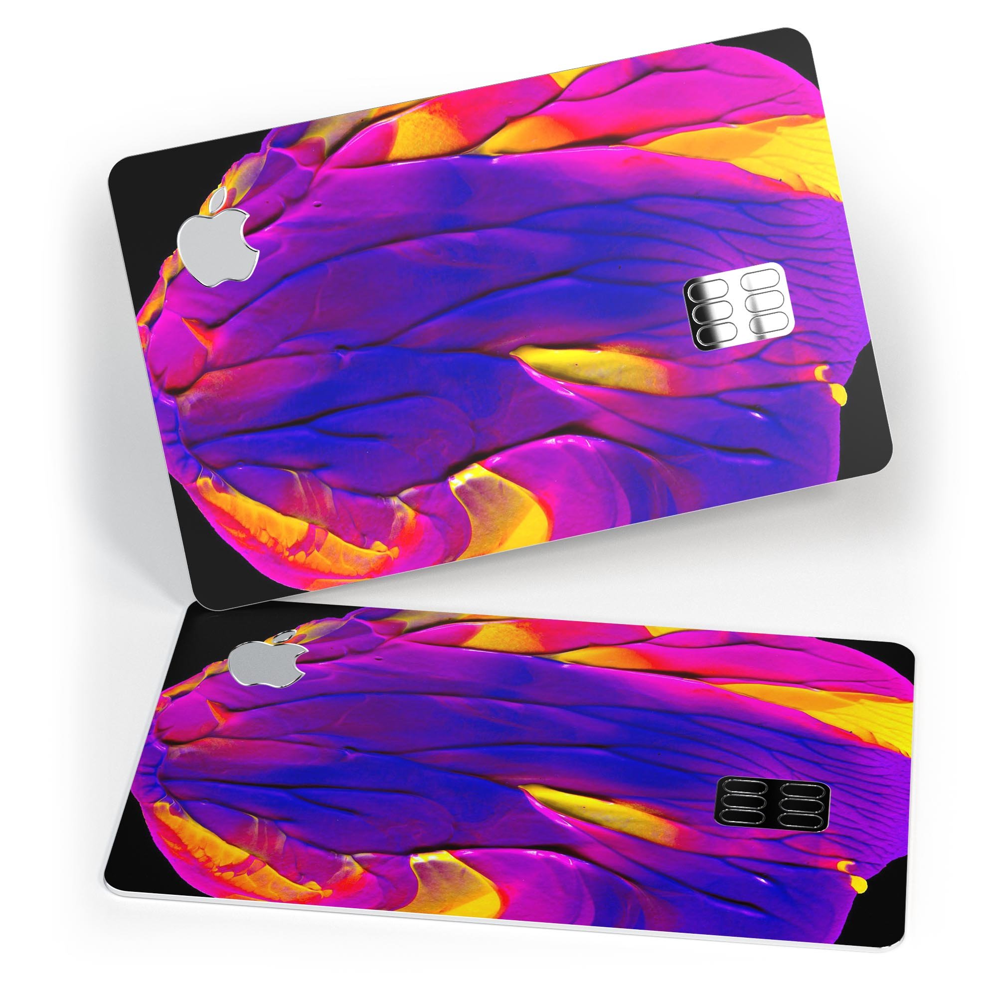 Liquid Abstract Paint V9 skin for Apple Card, showcasing premium vinyl design with bubble-free installation and glossy finish.