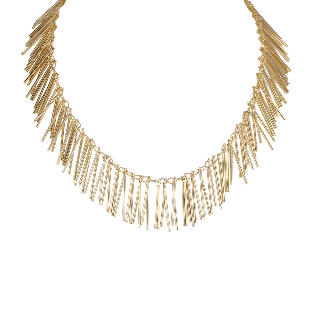 A beautiful loveRocks Shards Cascade Necklace featuring elegant cascading shards in a stylish design.