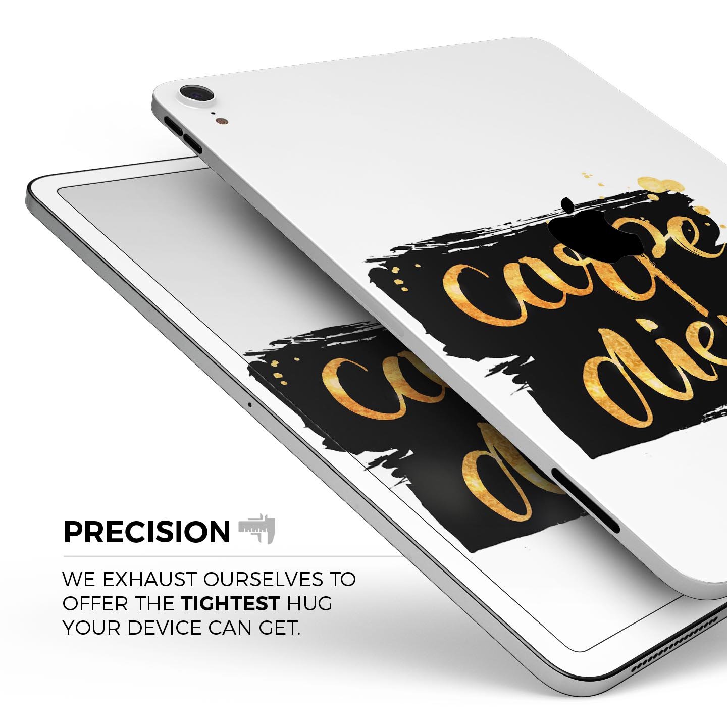 Lux Carpe Diem Full Body Skin Decal for Apple iPad Pro 12.9", showcasing its vibrant design and premium 3M material.