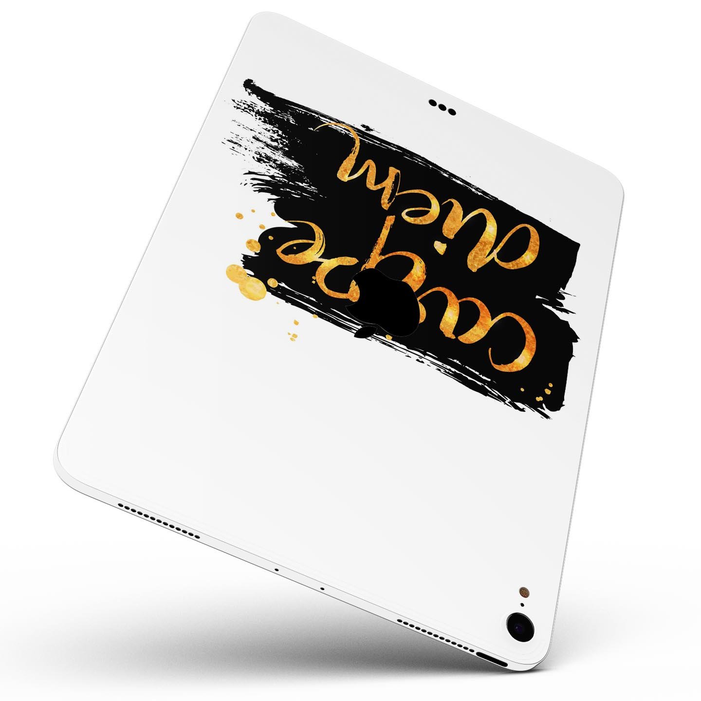 Lux Carpe Diem Full Body Skin Decal for Apple iPad Pro 12.9", showcasing its vibrant design and premium 3M material.