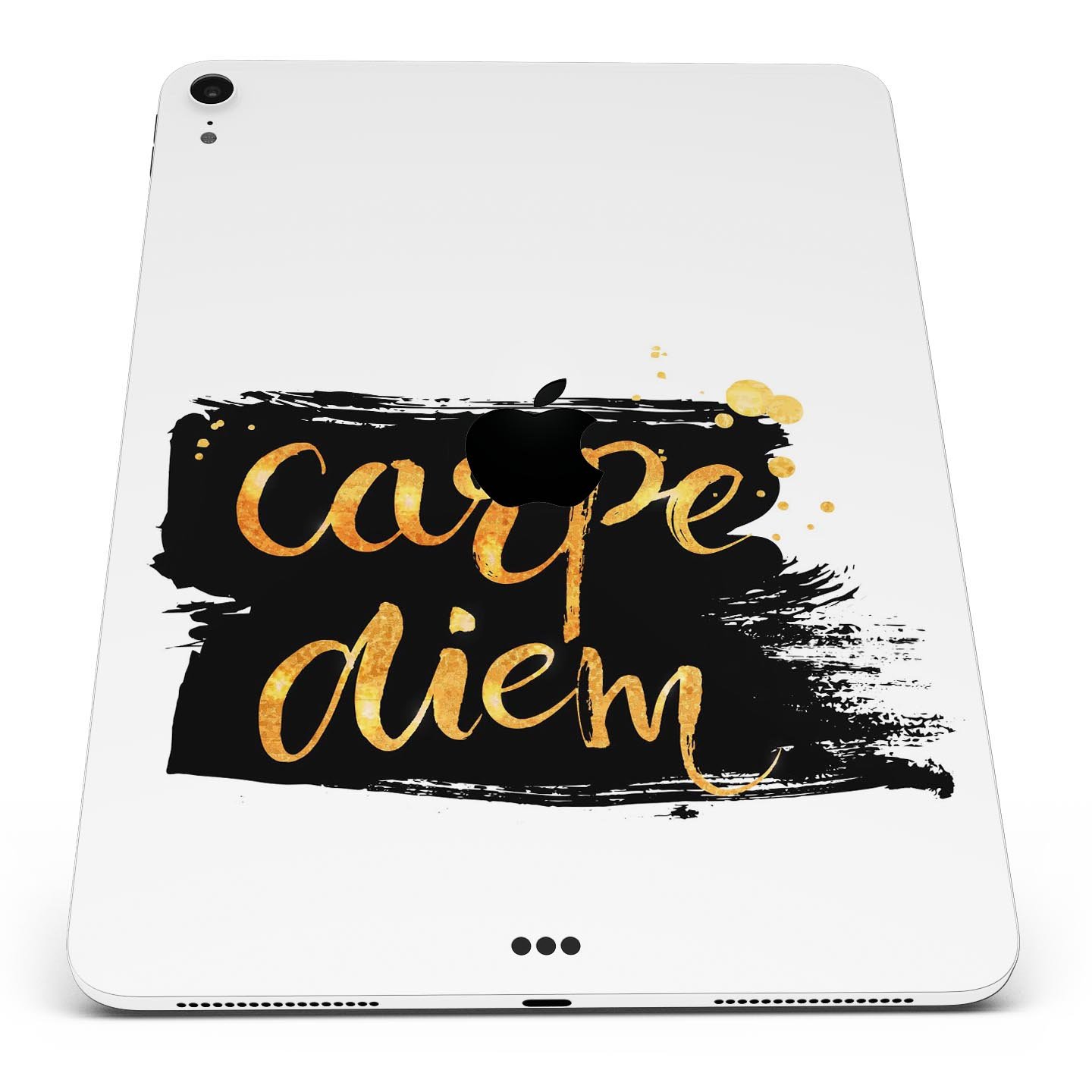 Lux Carpe Diem Full Body Skin Decal for Apple iPad Pro 12.9", showcasing its vibrant design and premium 3M material.