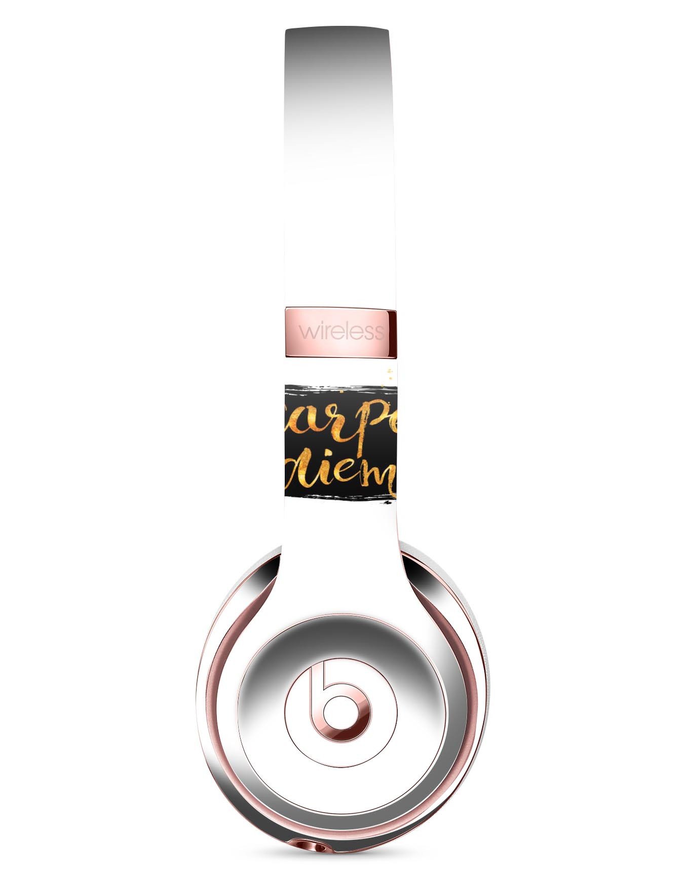 Lux Carpe Diem Full-Body Skin Kit for Beats by Dre Solo 3 Wireless, showcasing vibrant design and premium vinyl material.