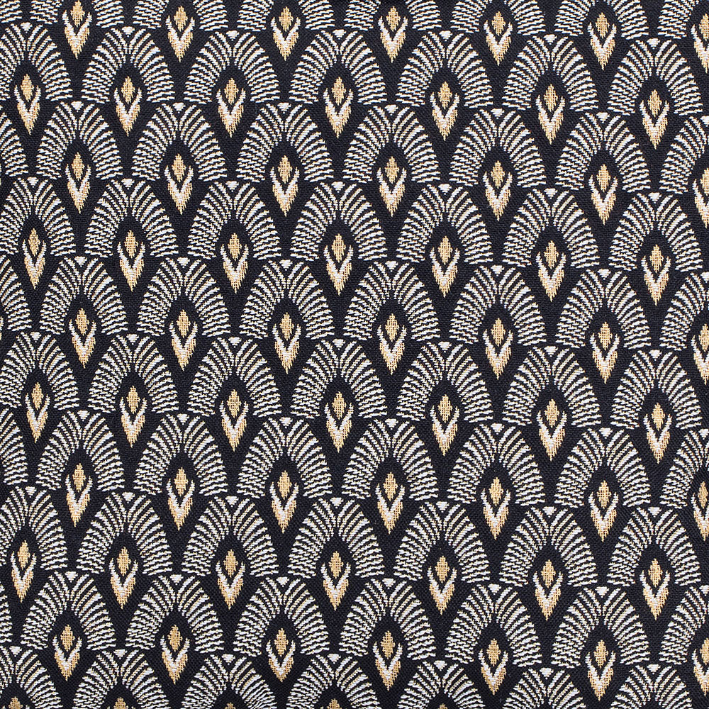 Art Deco style geometric pattern.