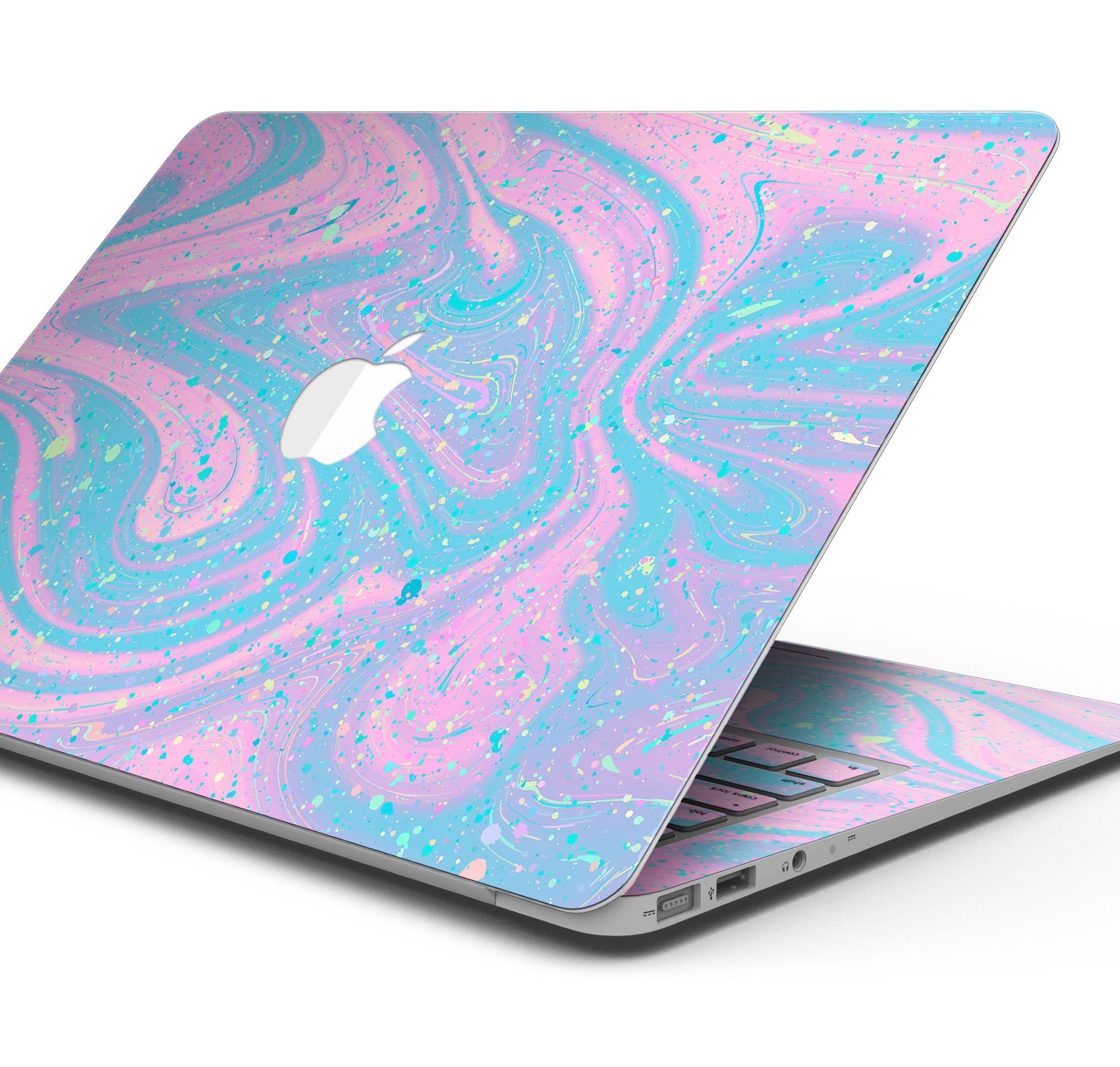 Magical Marble Skin Decal Wrap Kit for Apple MacBook, showcasing a stylish design and premium vinyl material.