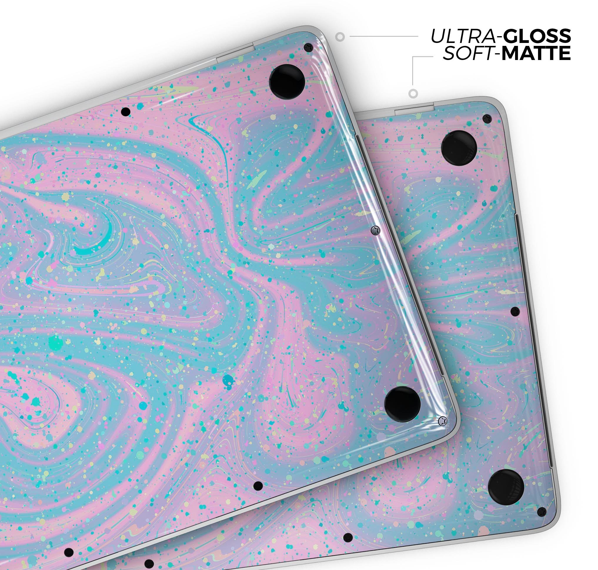 Magical Marble Skin Decal Wrap Kit for Apple MacBook, showcasing a stylish design and premium vinyl material.