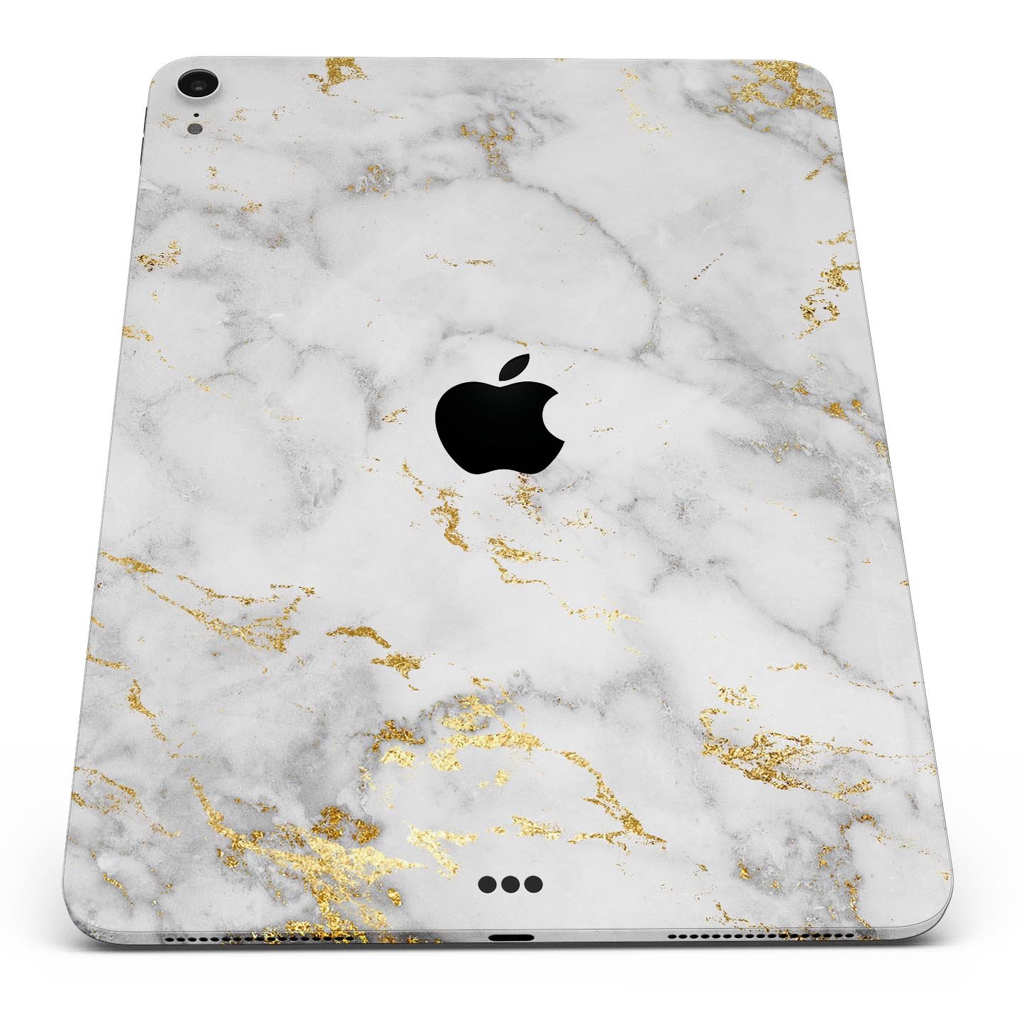 Marble and Digital Gold Foil V3 skin decal for Apple devices, showcasing a stylish design with premium 3M materials.