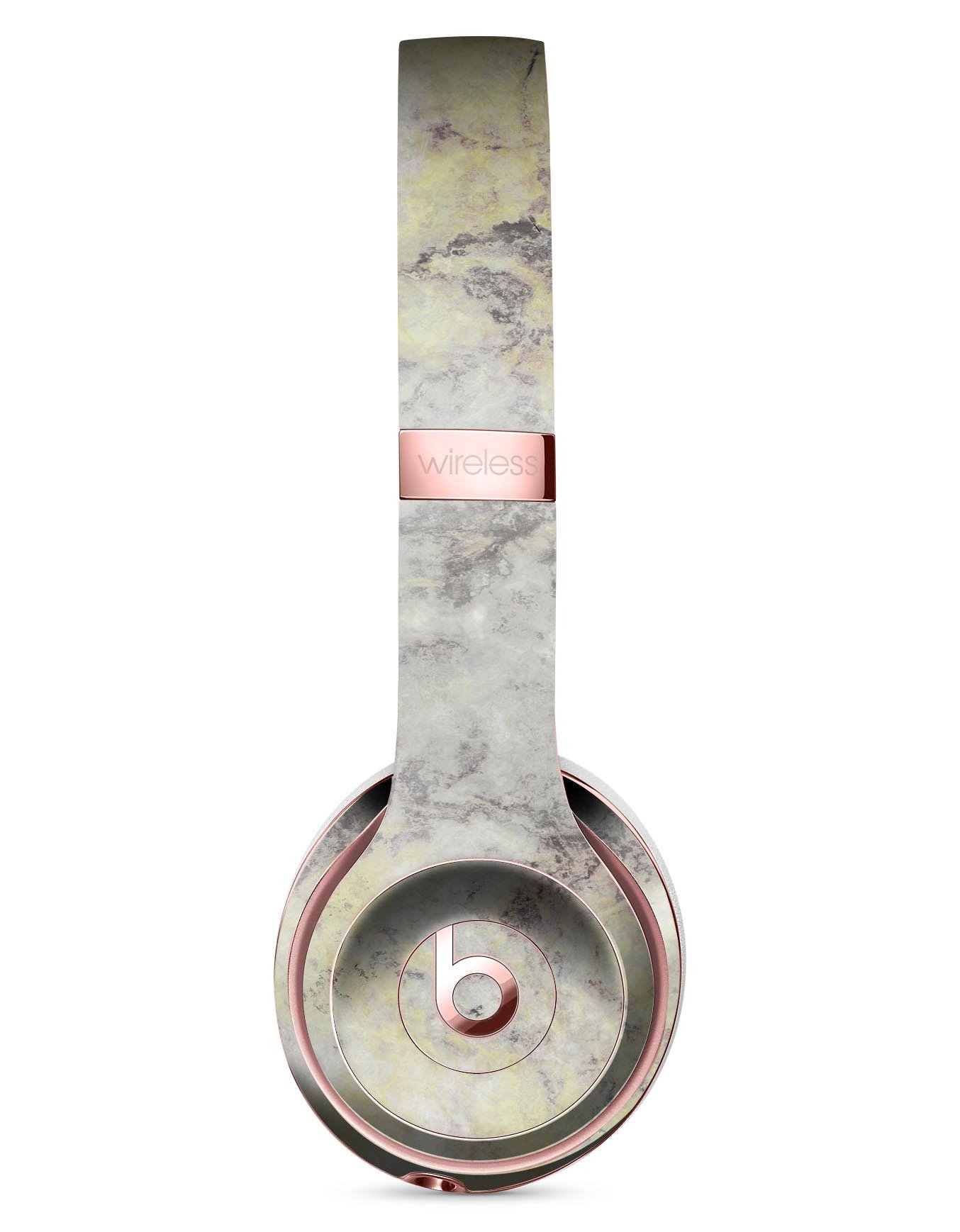 Marble Surface V2 Full-Body Skin Kit for Beats by Dre Solo 3, showcasing a stylish marble design that fits perfectly on the headphones.