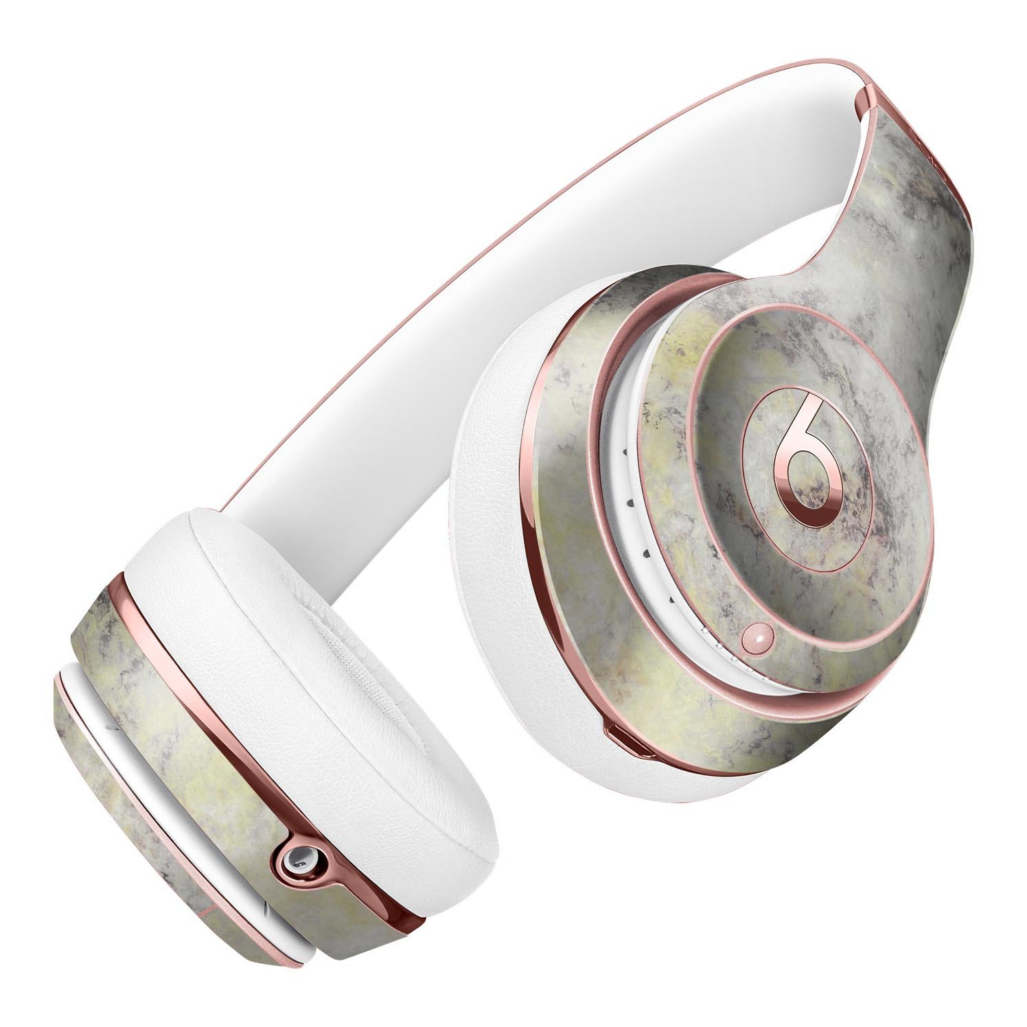 Marble Surface V2 Full-Body Skin Kit for Beats by Dre Solo 3, showcasing a stylish marble design that fits perfectly on the headphones.