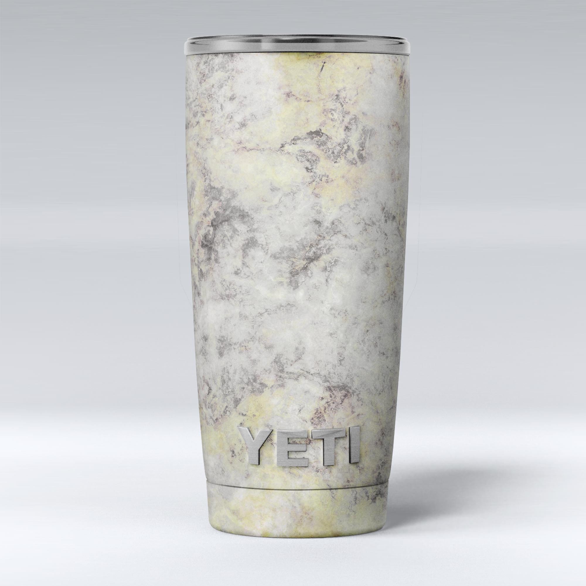 Marble Surface V2 skin decal vinyl wrap kit for Yeti Cooler, showcasing a stylish marble design and premium quality.