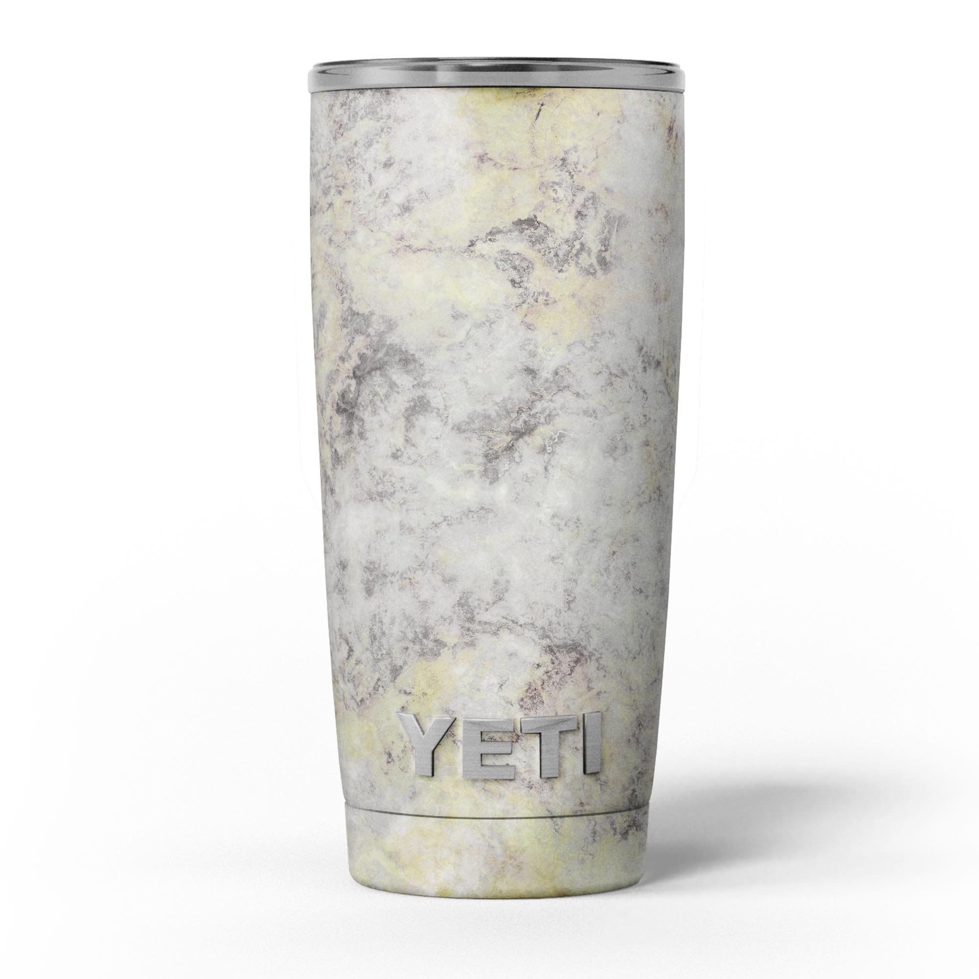 Marble Surface V2 skin decal vinyl wrap kit for Yeti Cooler, showcasing a stylish marble design and premium quality.