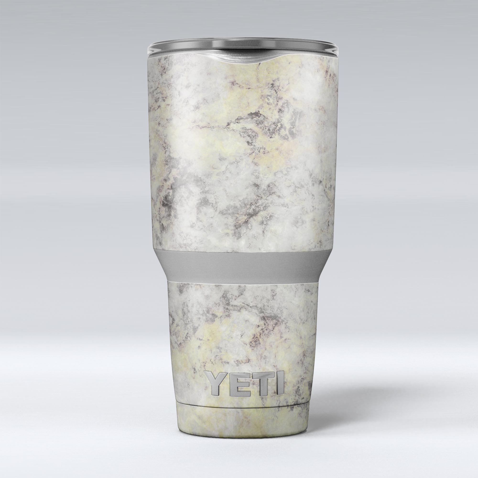 Marble Surface V2 skin decal vinyl wrap kit for Yeti Cooler, showcasing a stylish marble design and premium quality.