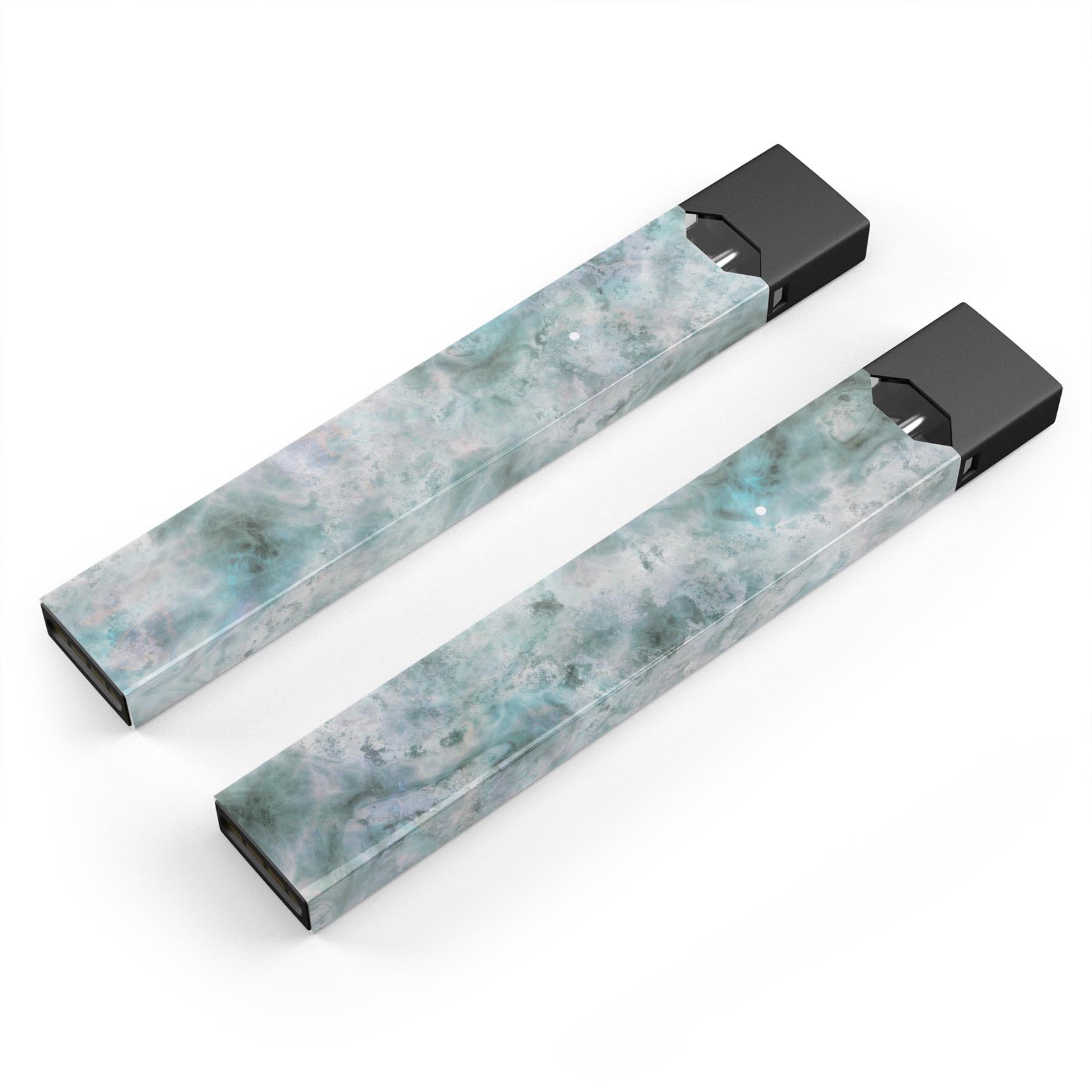 Marble Surface V2 Teal decal skin wrap for JUUL device, showcasing a vibrant teal marble design.