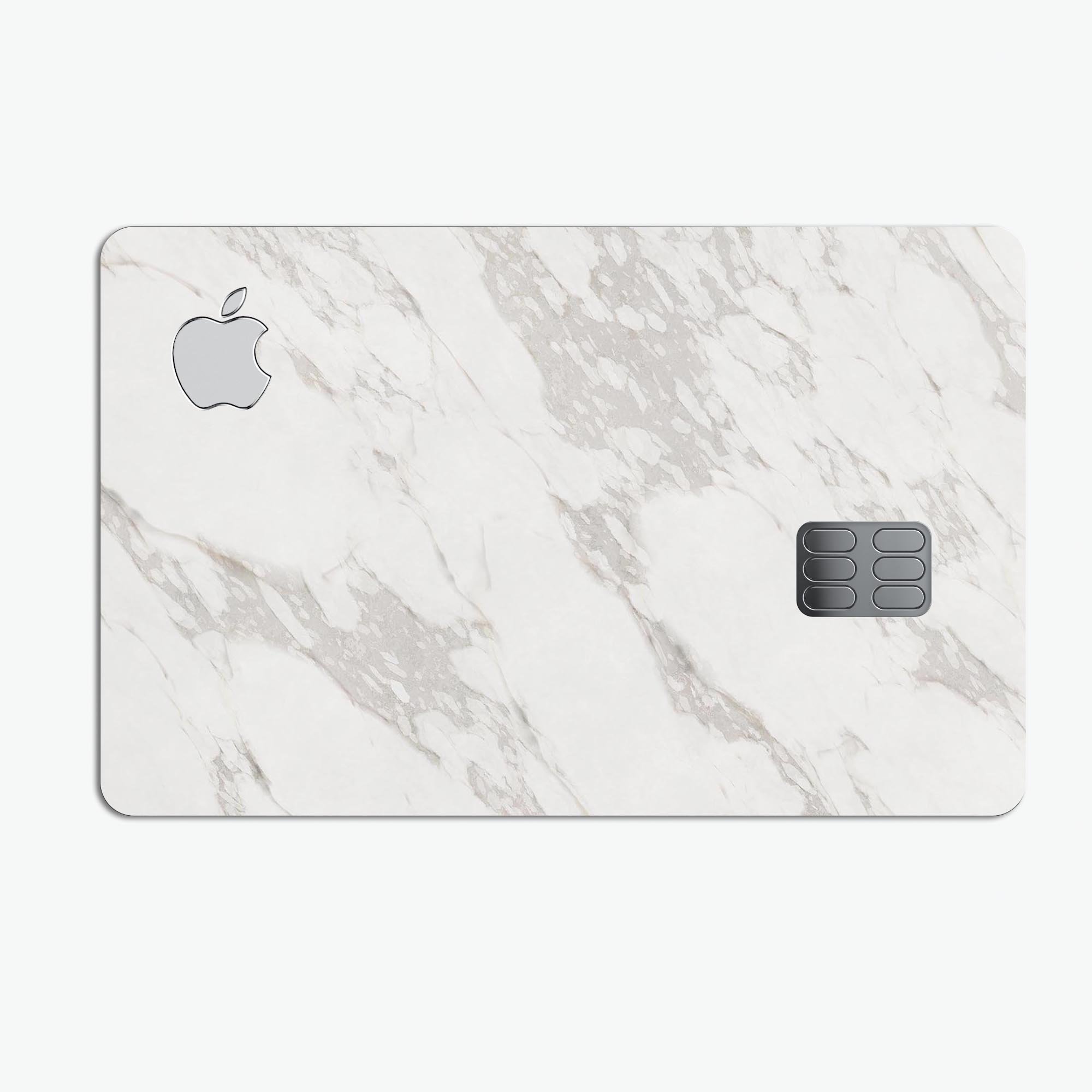 Marble Surface V3 decal skin kit for Apple Card, showcasing premium vinyl design and bubble-free installation.