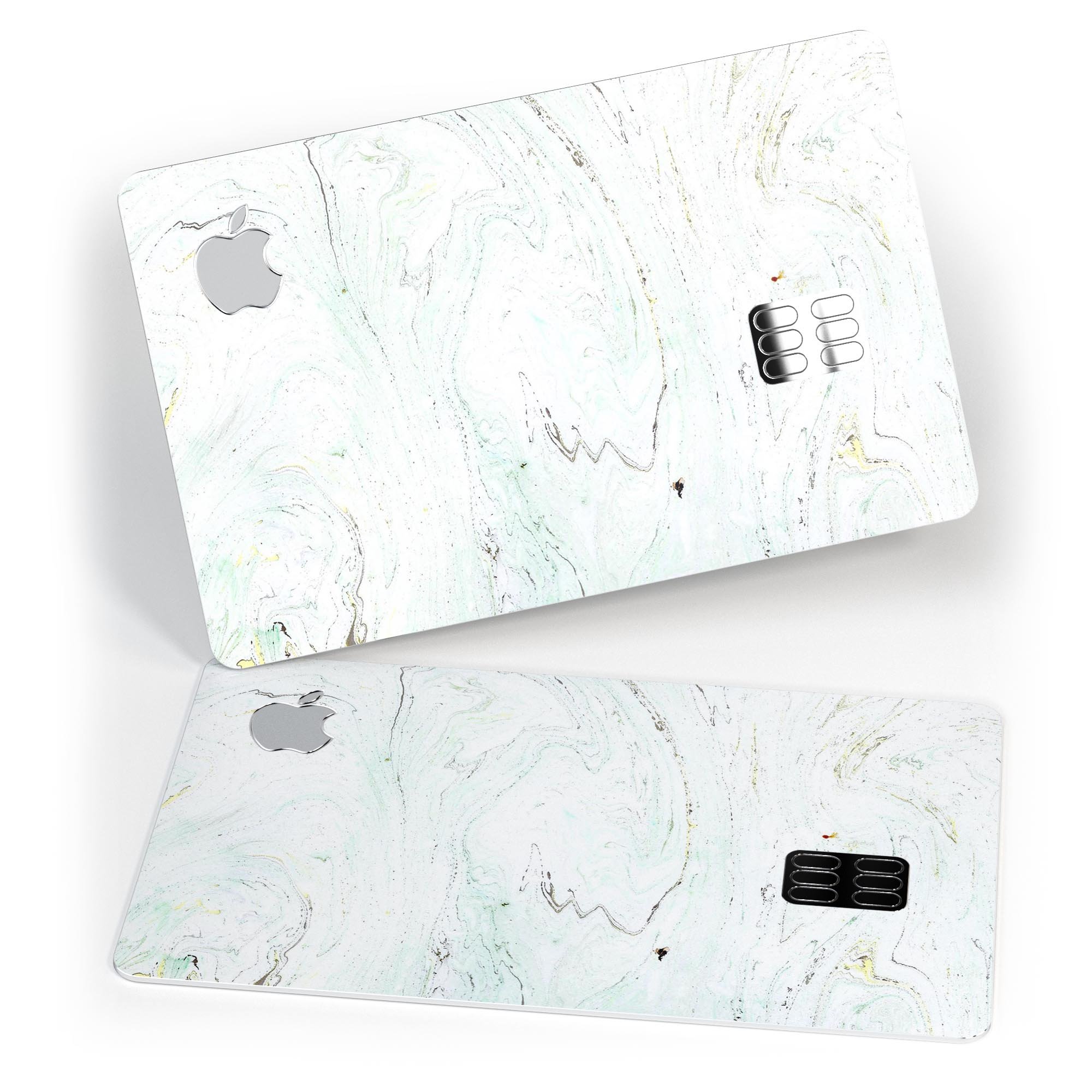 Marble Textures 22 decal skin for Apple Card, showcasing premium vinyl design with a glossy finish.